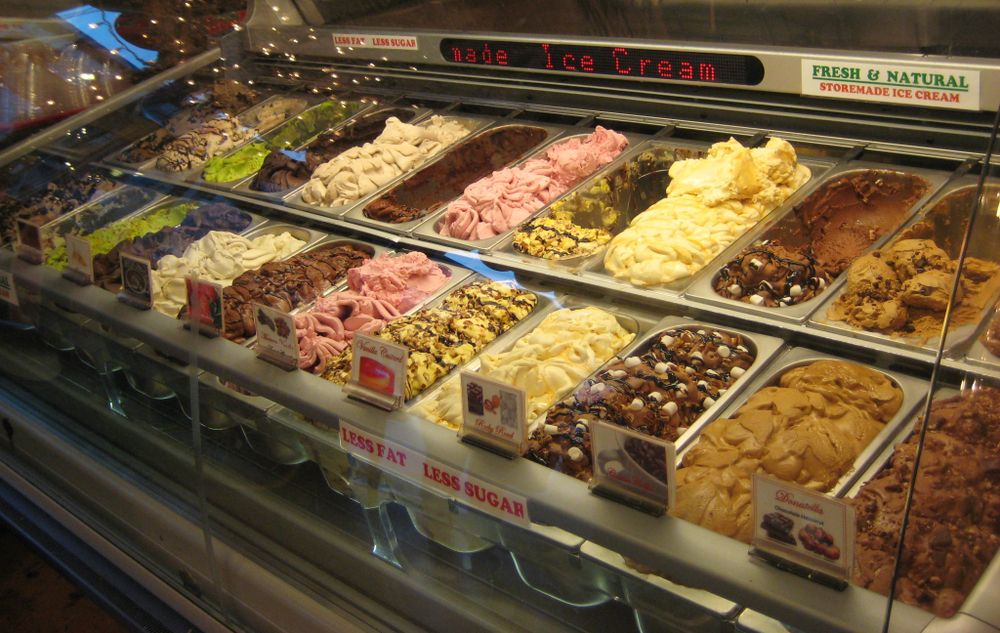 Bi-Rite Creamery, a popular ice cream shop in San Francisco, CA, California, USA