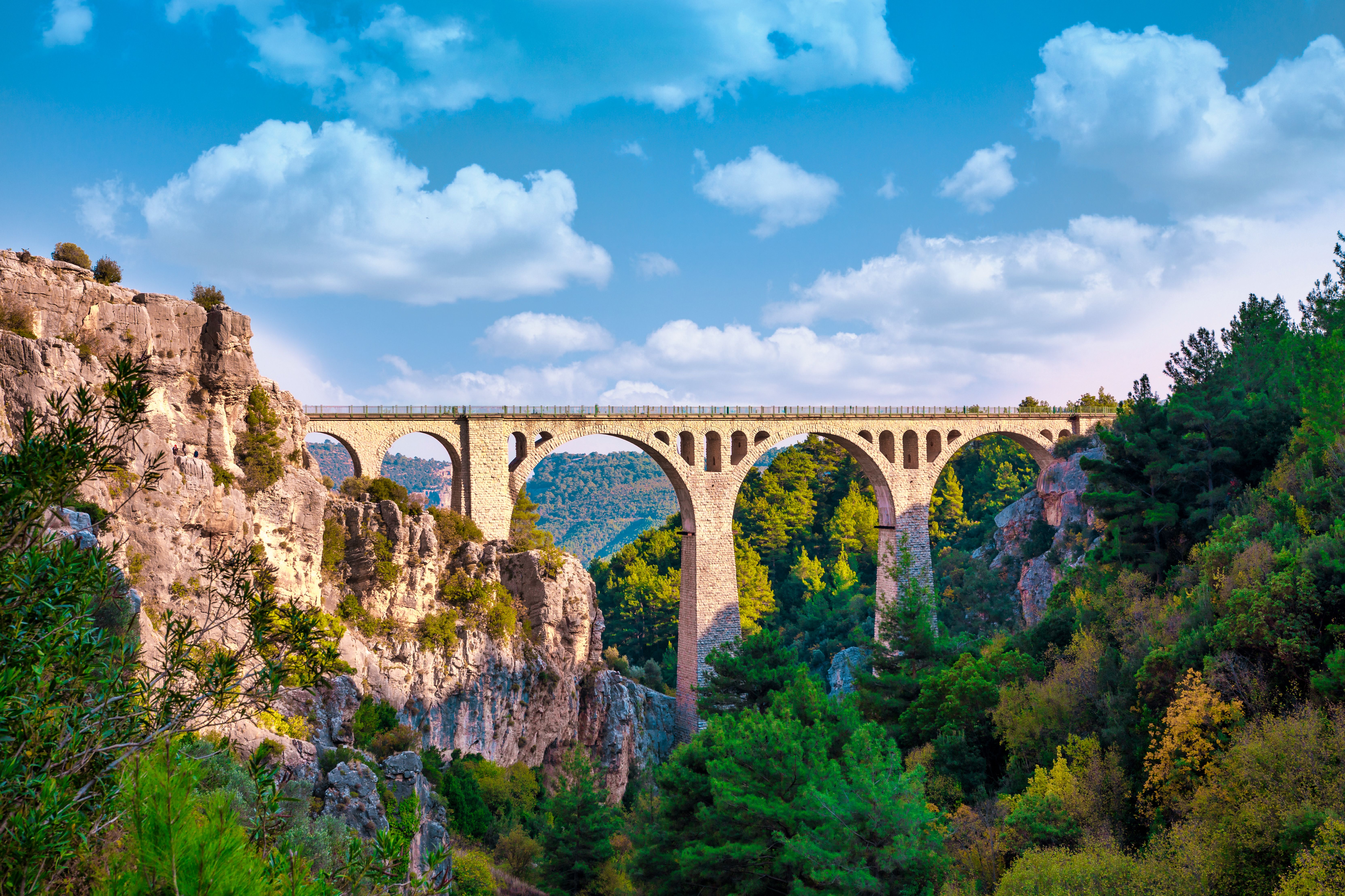 Varda Railway Bridge in Adana, Turkey