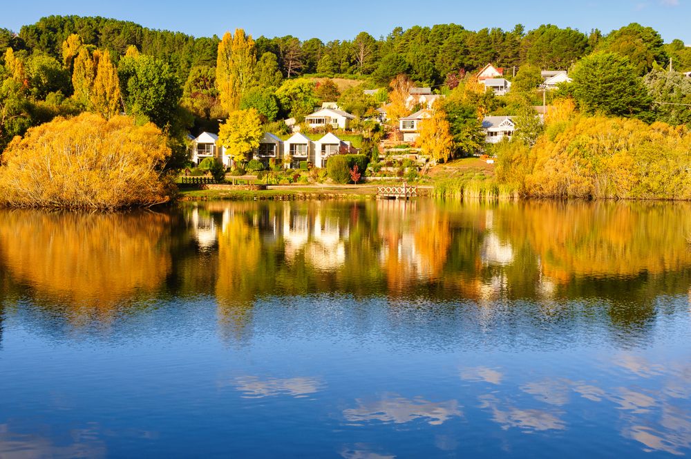The lake in Daylesford, Victoria, Australia