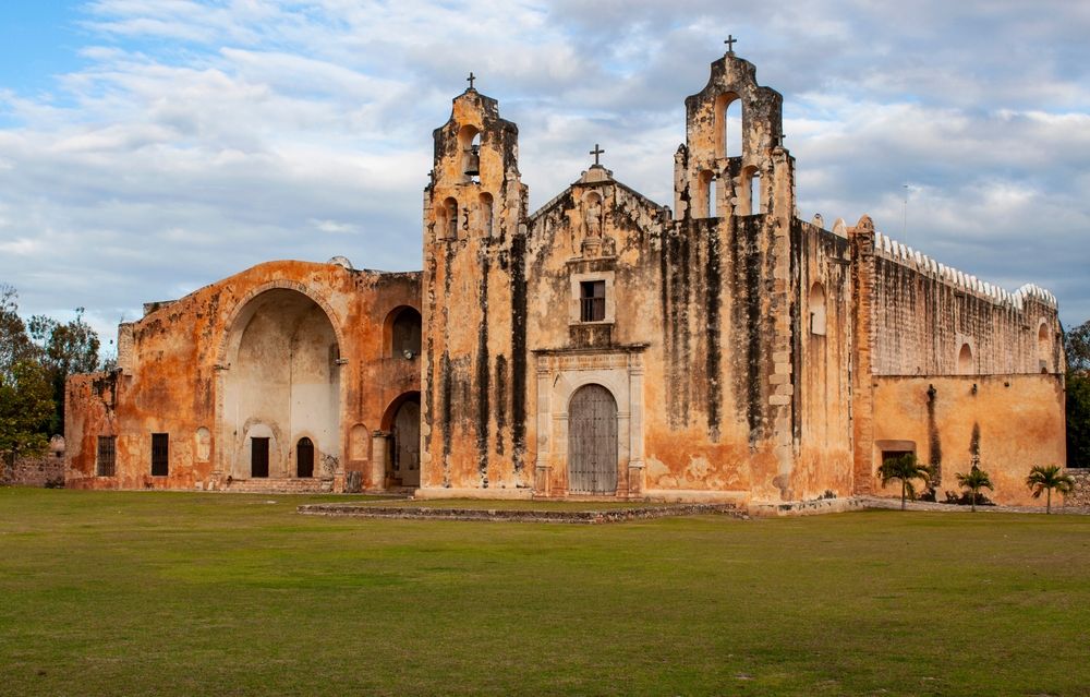 Convent of San Miguel Arcangel in Maní, in the central region of the Yucatan Peninsula