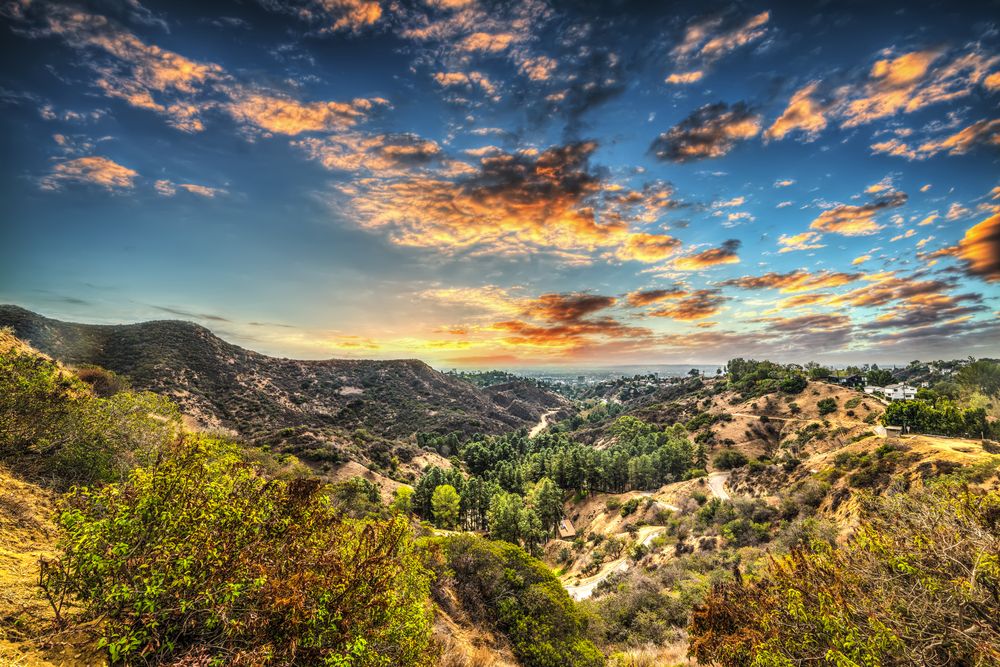 Bronson canyon in Los Angeles, California