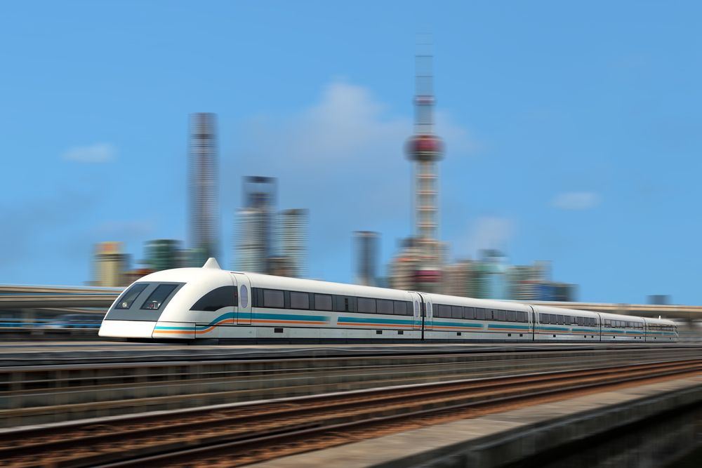 Shanghai Maglev train in China