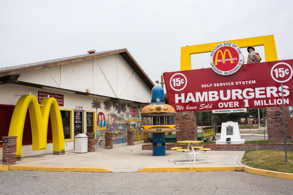 Original McDonald's Site and Museum on Route 66, California