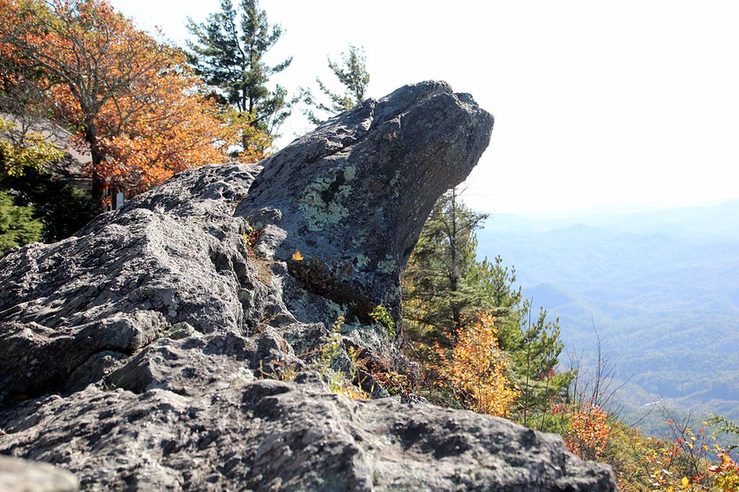 Blowing Rock in North Carolina