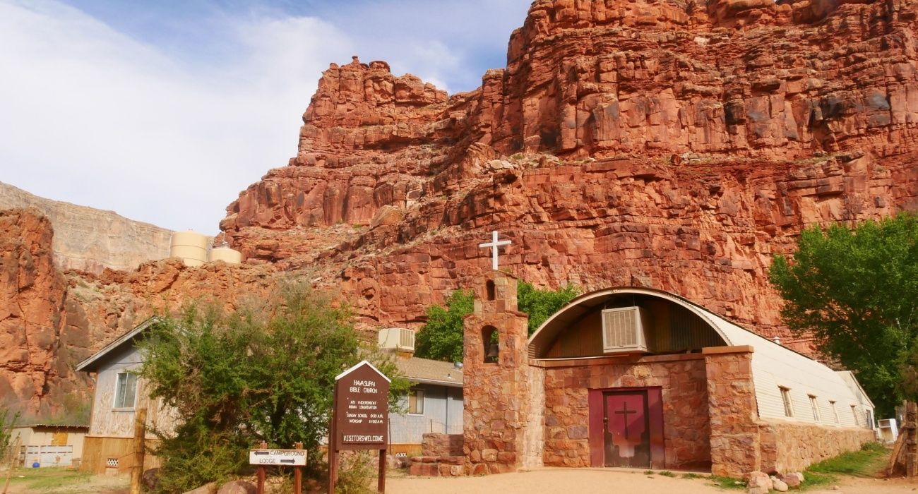 Church in Supai Village, Havasupai Indian Reservation, Arizona