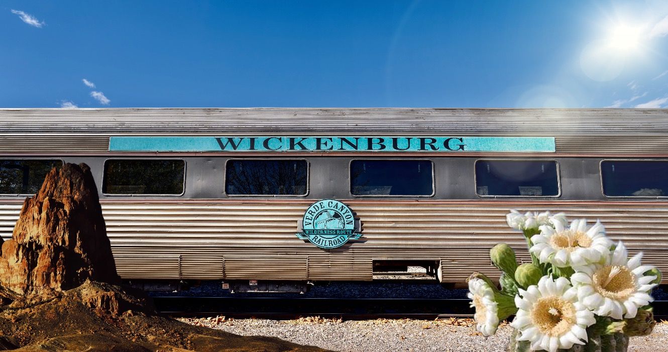 The Wickenburg car on the Verde Canyon Railroad