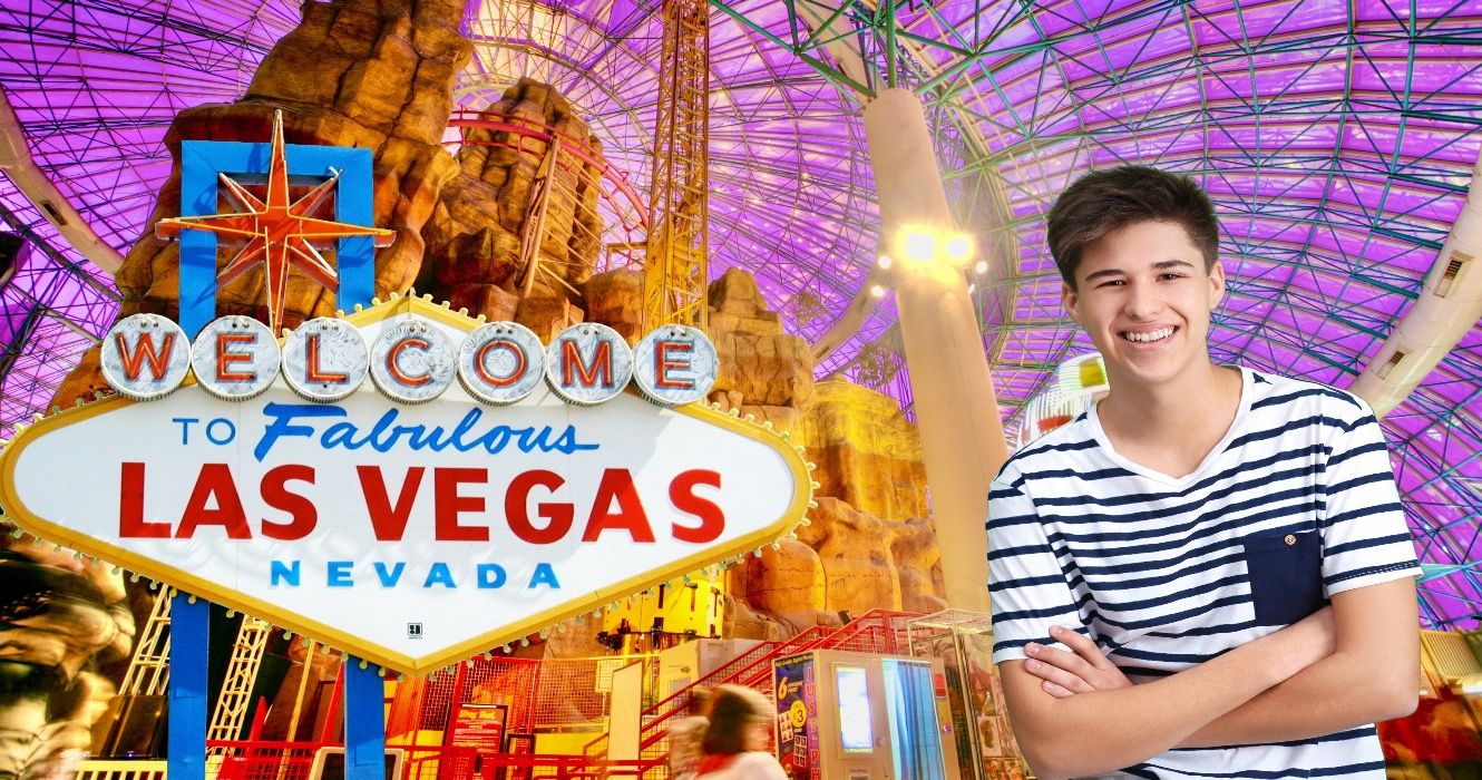 Adventure dome amusement park in Circus Circus Hotel in Las Vegas 