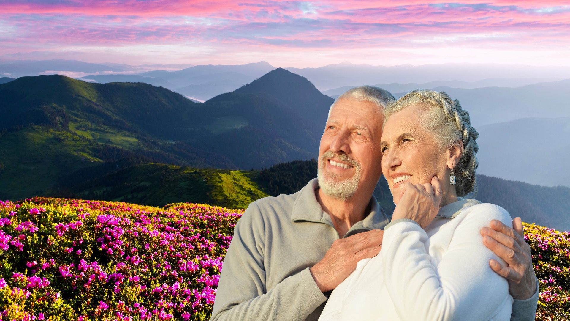Retired couple in Blue Ridge Mountains
