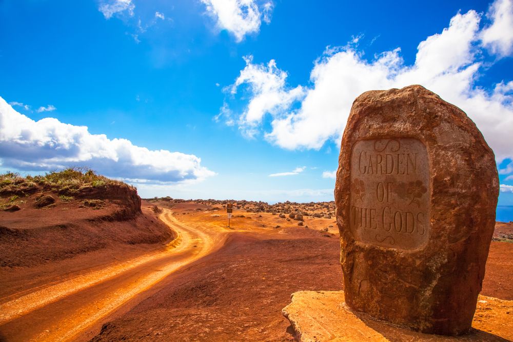 Lanai, Hawaii. Garden of the Gods