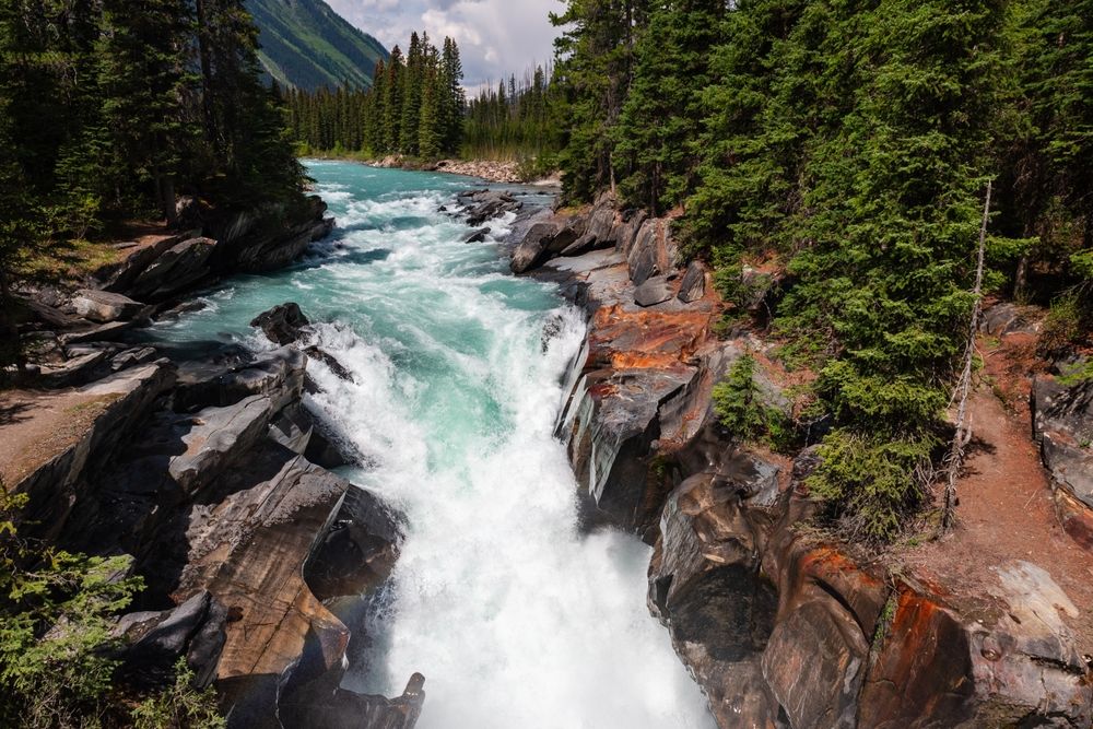 Numa Fallsl near Radium, Kootenay National Park, Canada