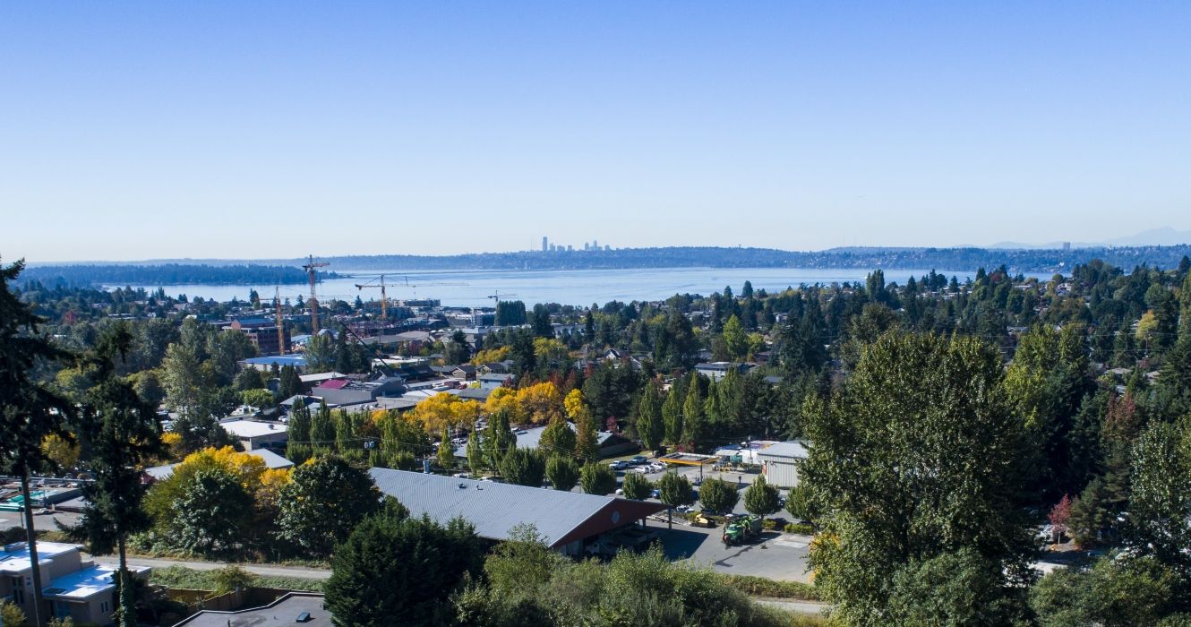 View of Seattle in the distance