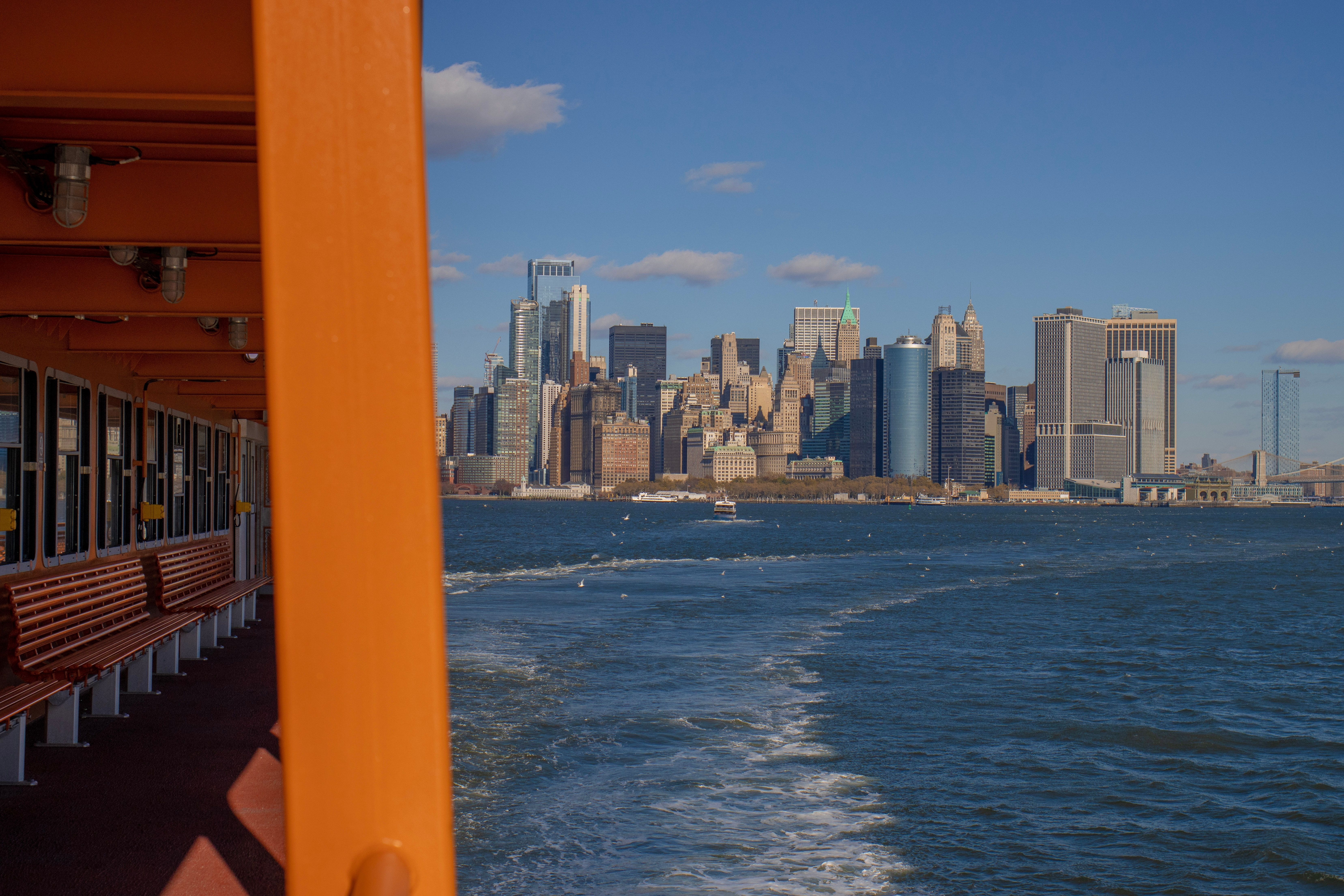 State Island, as seen from the Staten Island Ferry