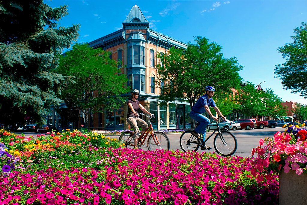 Downtown Fort Collins, Colorado, USA