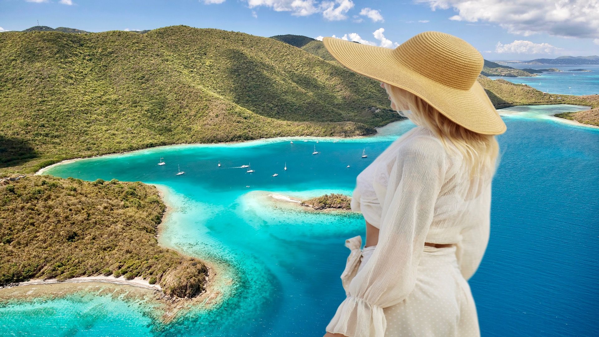 St. John in the distance in the U.S. Virgin Islands National Park