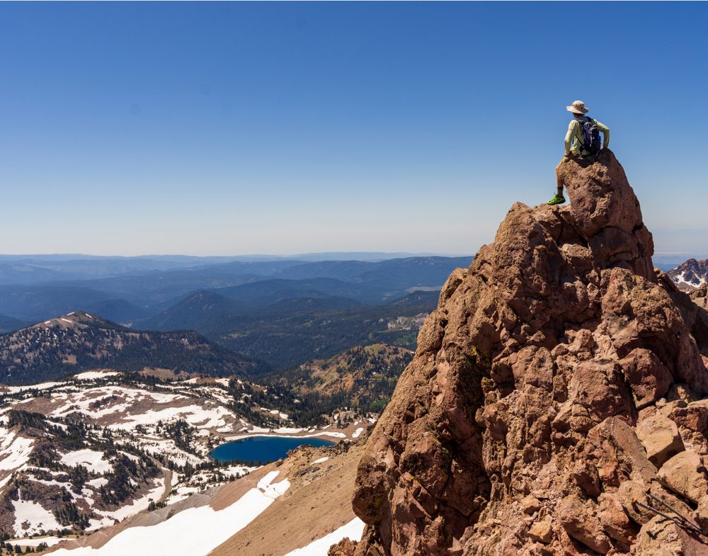 Lassen Peak, Lassen Volcanic National Park, California, USA