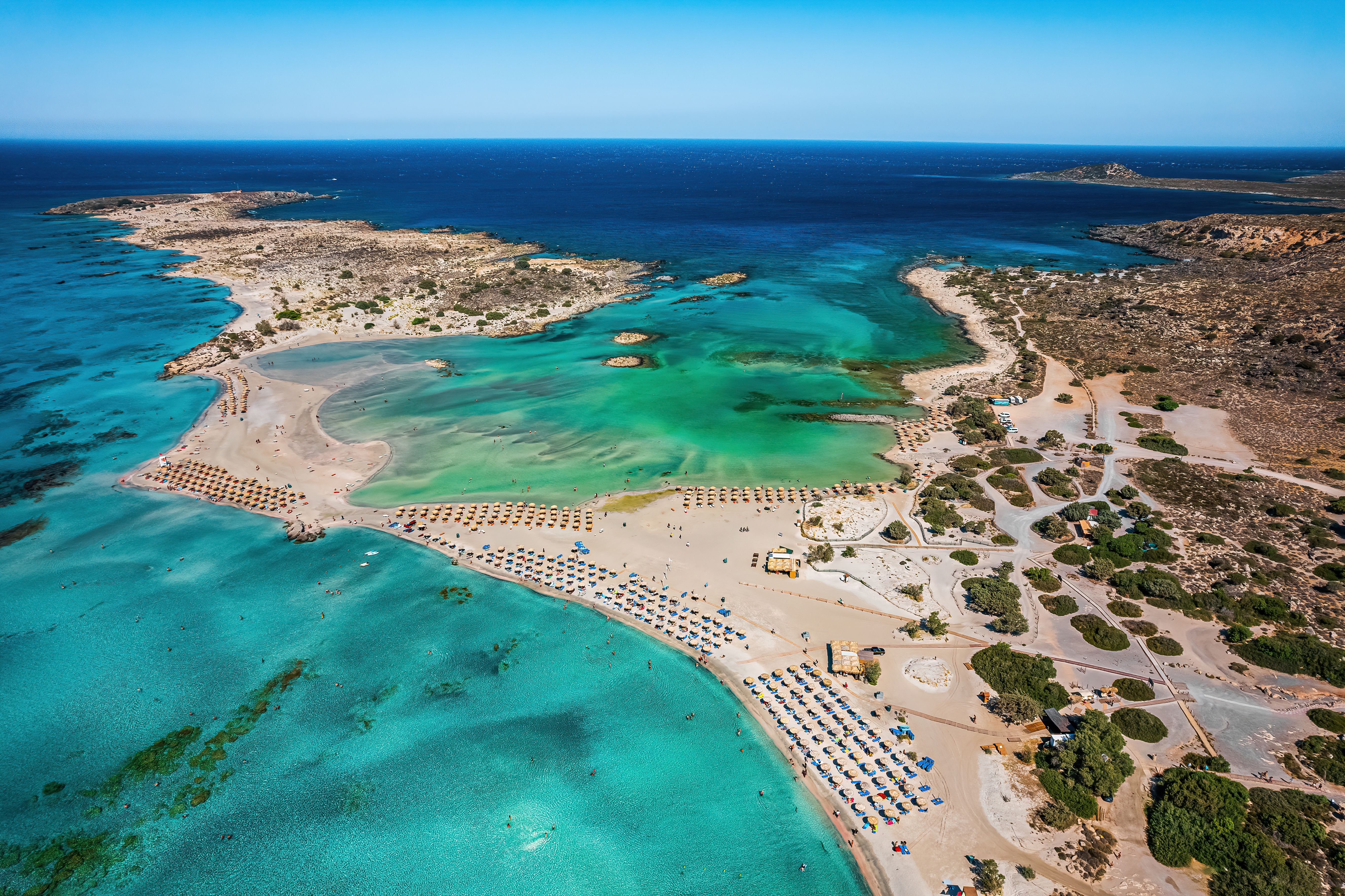 Elafonisi Beach in Crete, Greece