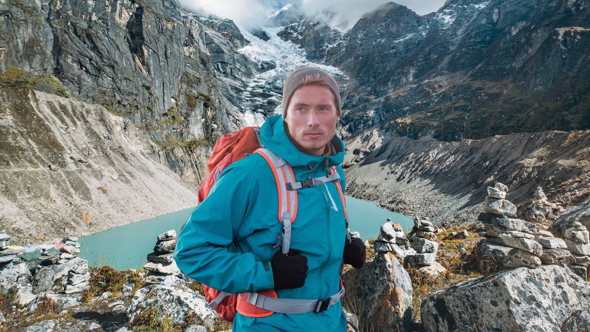 Makalu Barun National Park, Mera peak climbing route, Nepal.