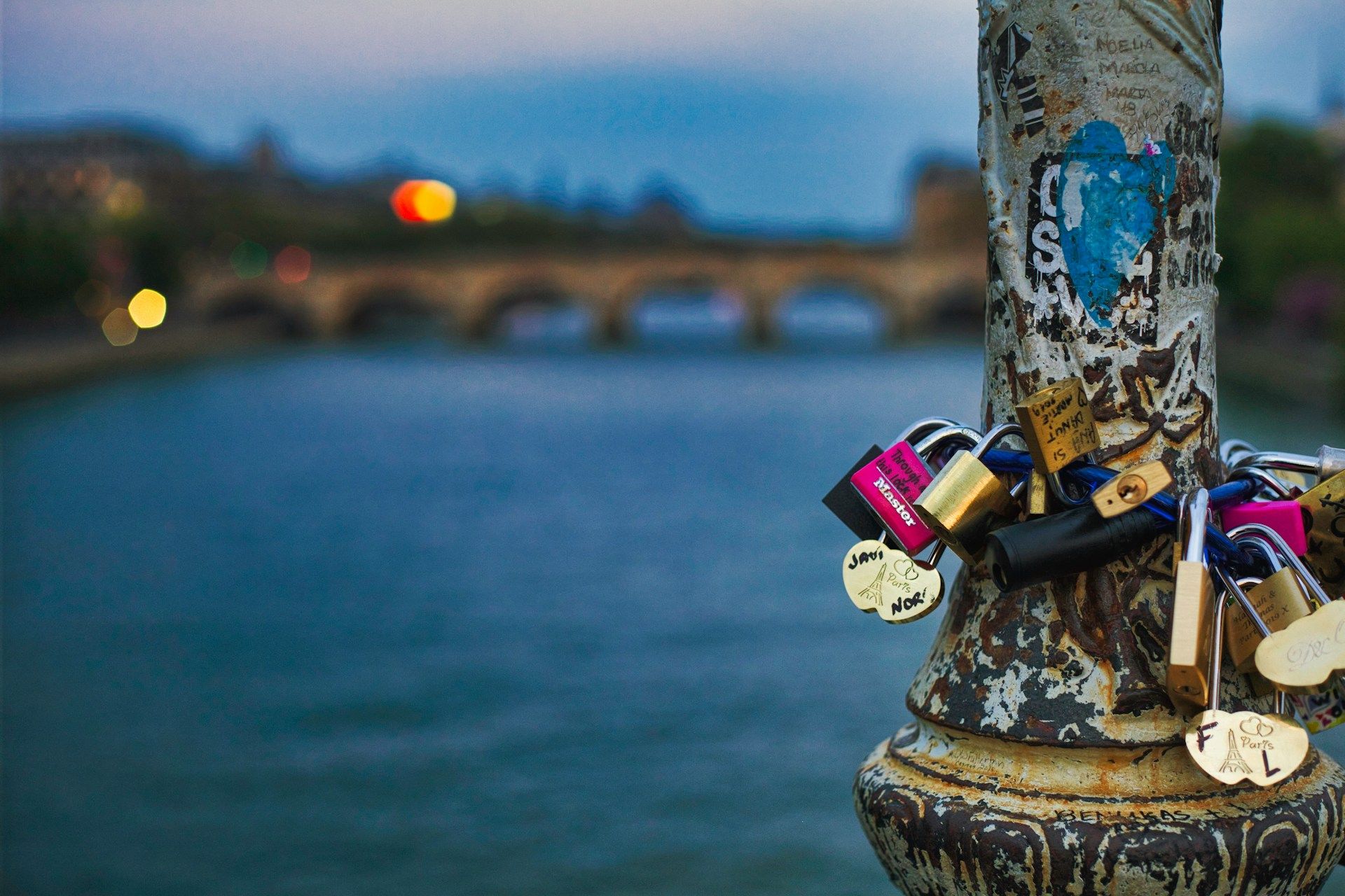 Love Locks on Pont de Arts France