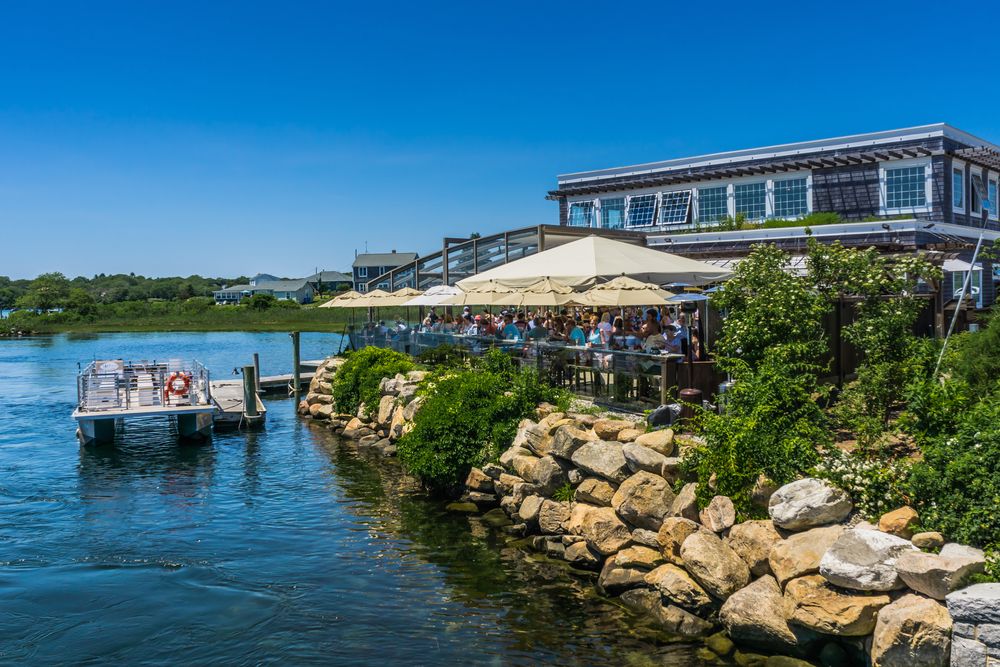 Matunuck Marina during summer, Rhode Island