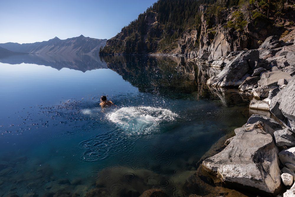 Cleetwood Cove, Crater Lake National Park, Oregon, USA