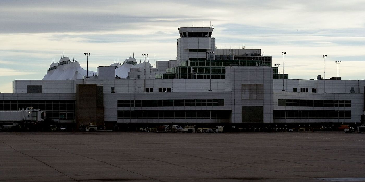 Outside Denver International Airport (DEN)