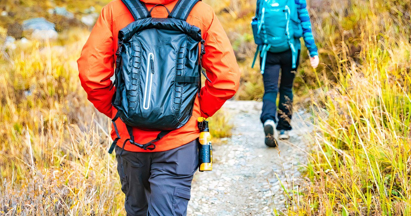 Carrying bear spray while hiking