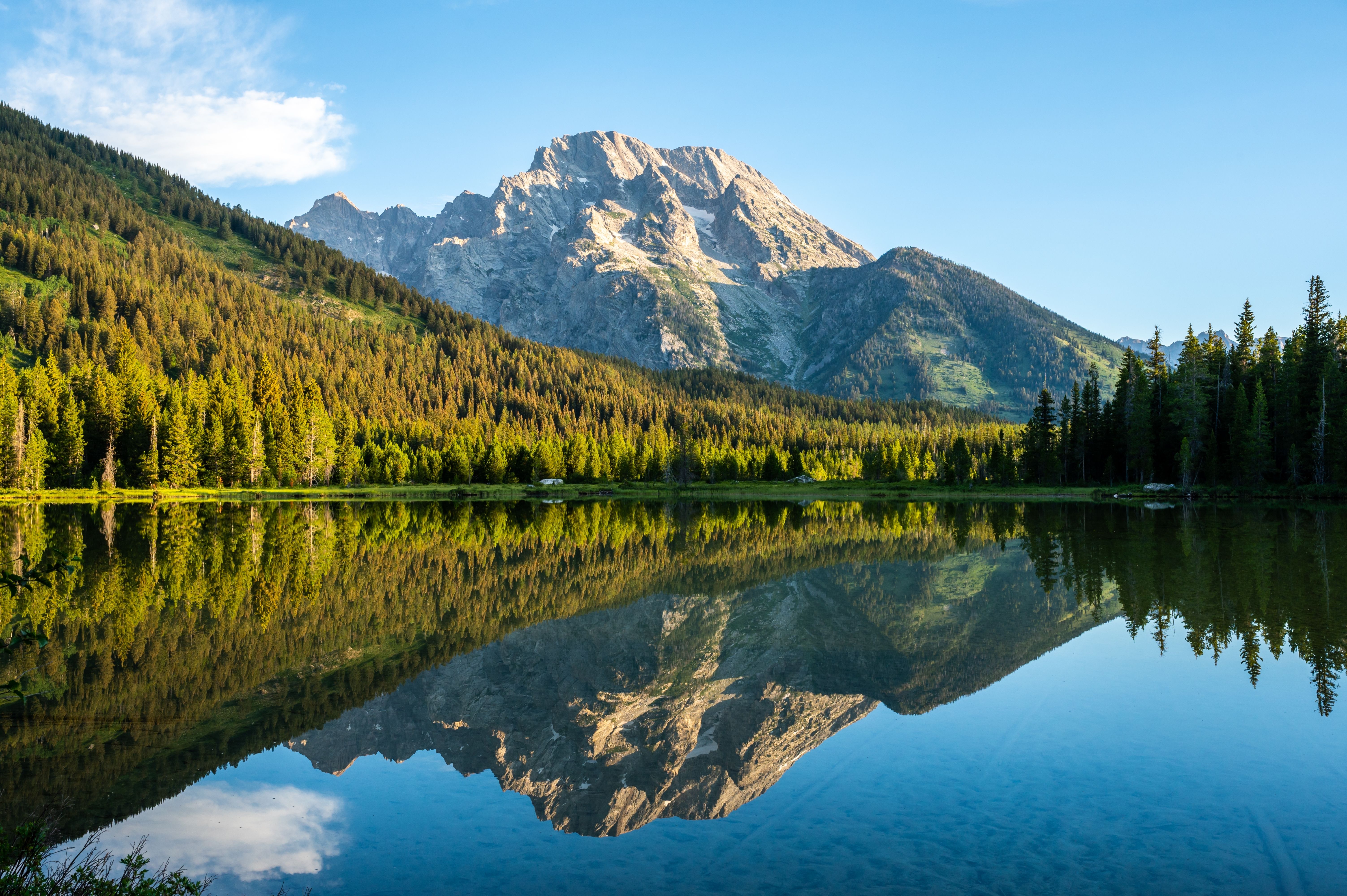 String Lake in Grand Teton National Park, Wyoming, USA