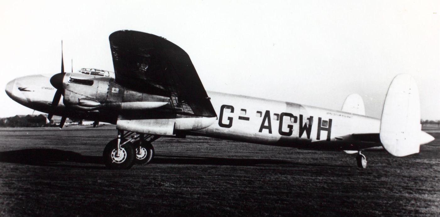 Avro Avro 691 兰开斯特 3 G-AGWH cn 1280 '星尘' BSAA 