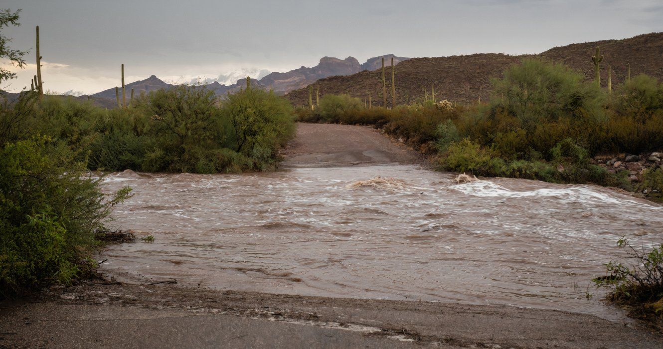 Flash flood in Arizona