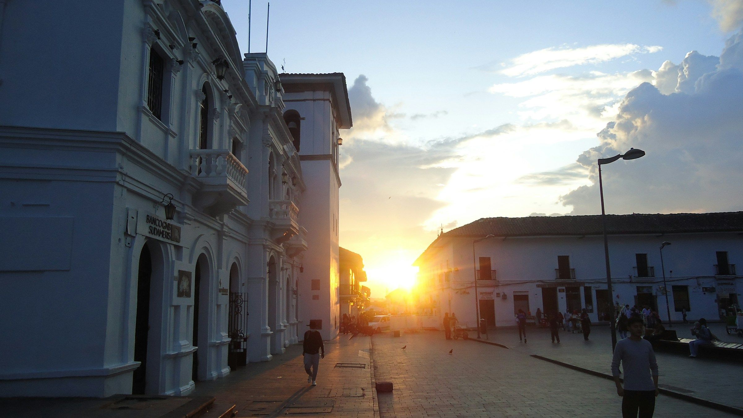 People in Popayán, Colombia, the nearest big city to Totoró 