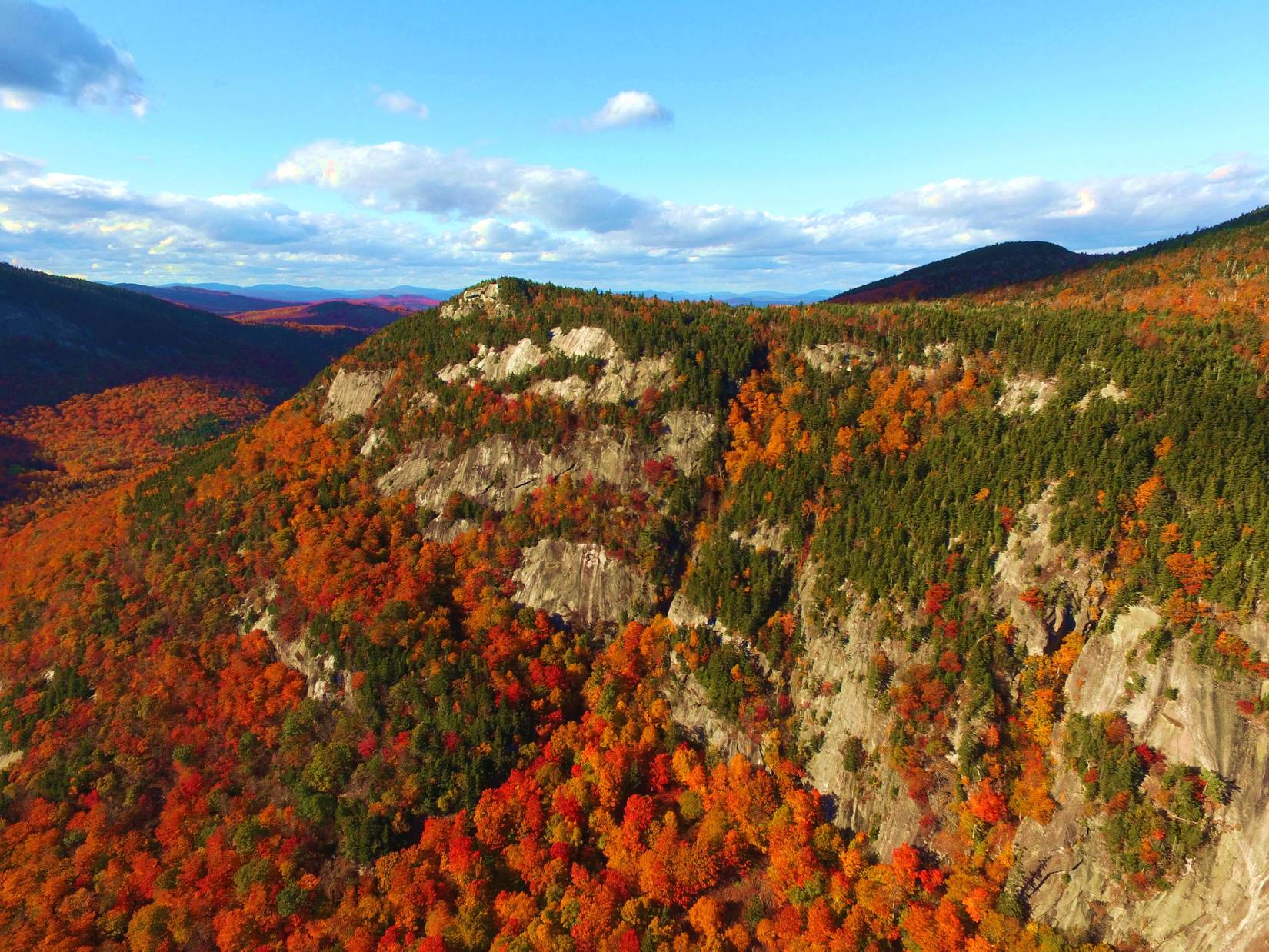 Fall colors in Grafton Notch State Park, Maine