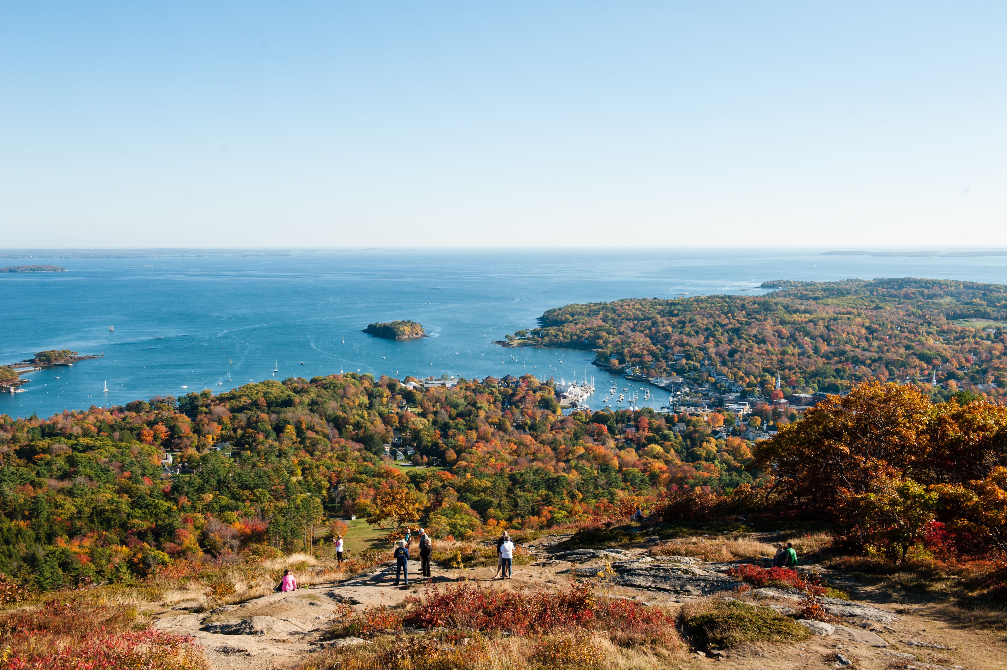 Autumn at Camden Hills State Park, Maine