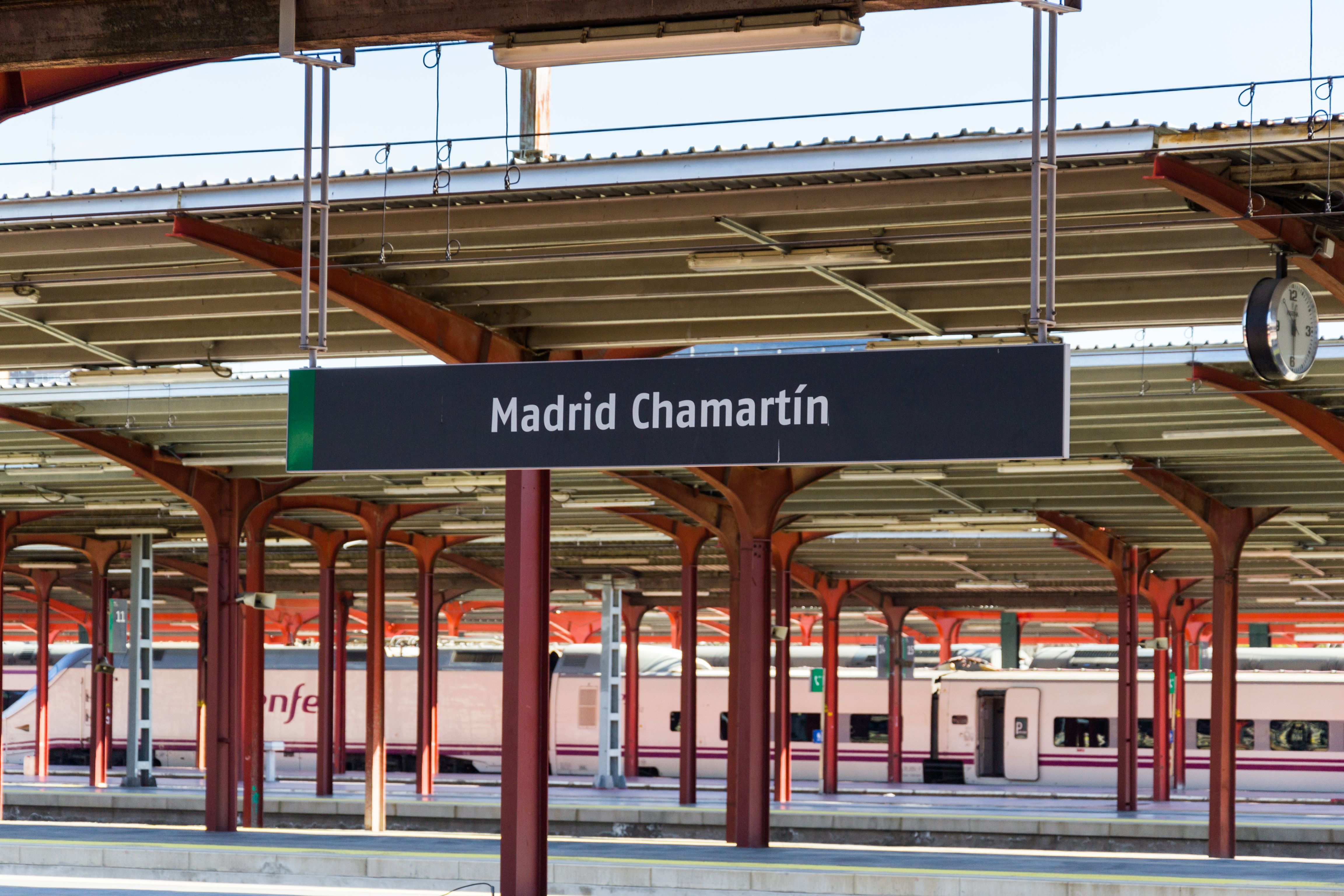 Chamartin train station, Madrid, Spain