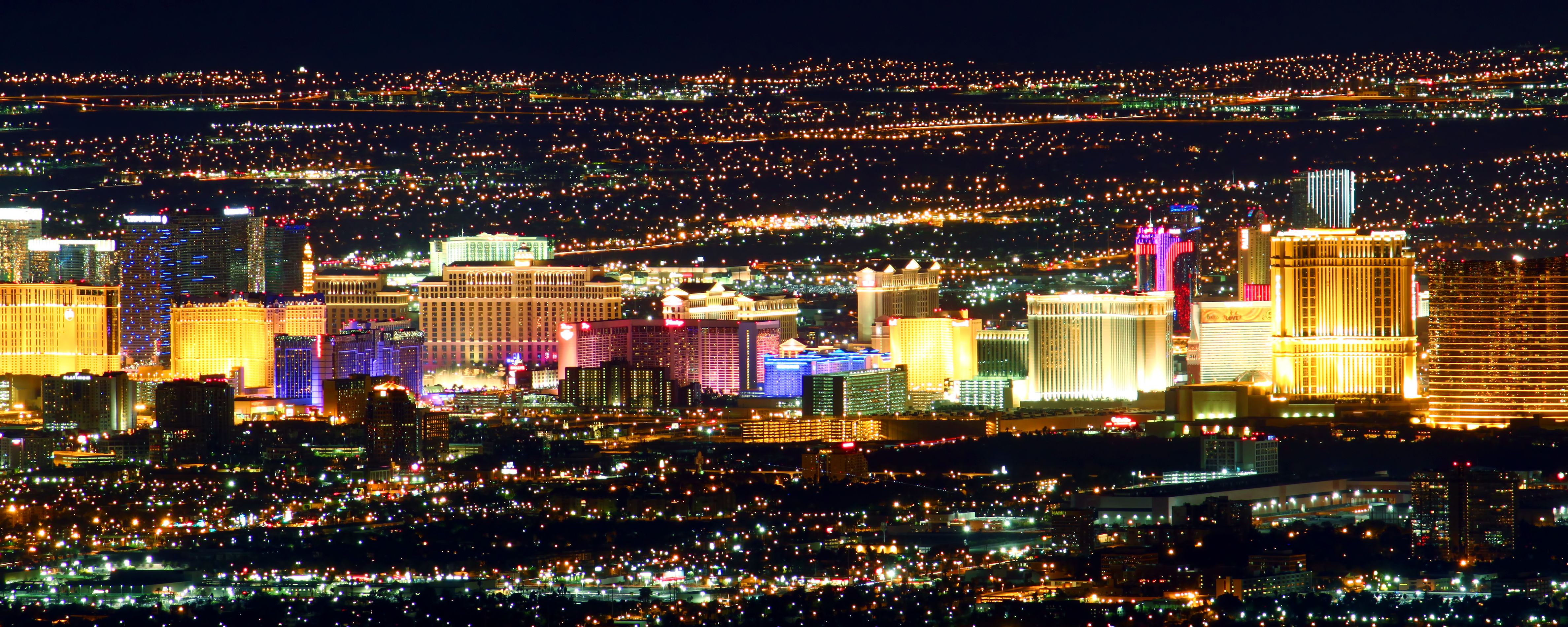Las Vegas sector at night