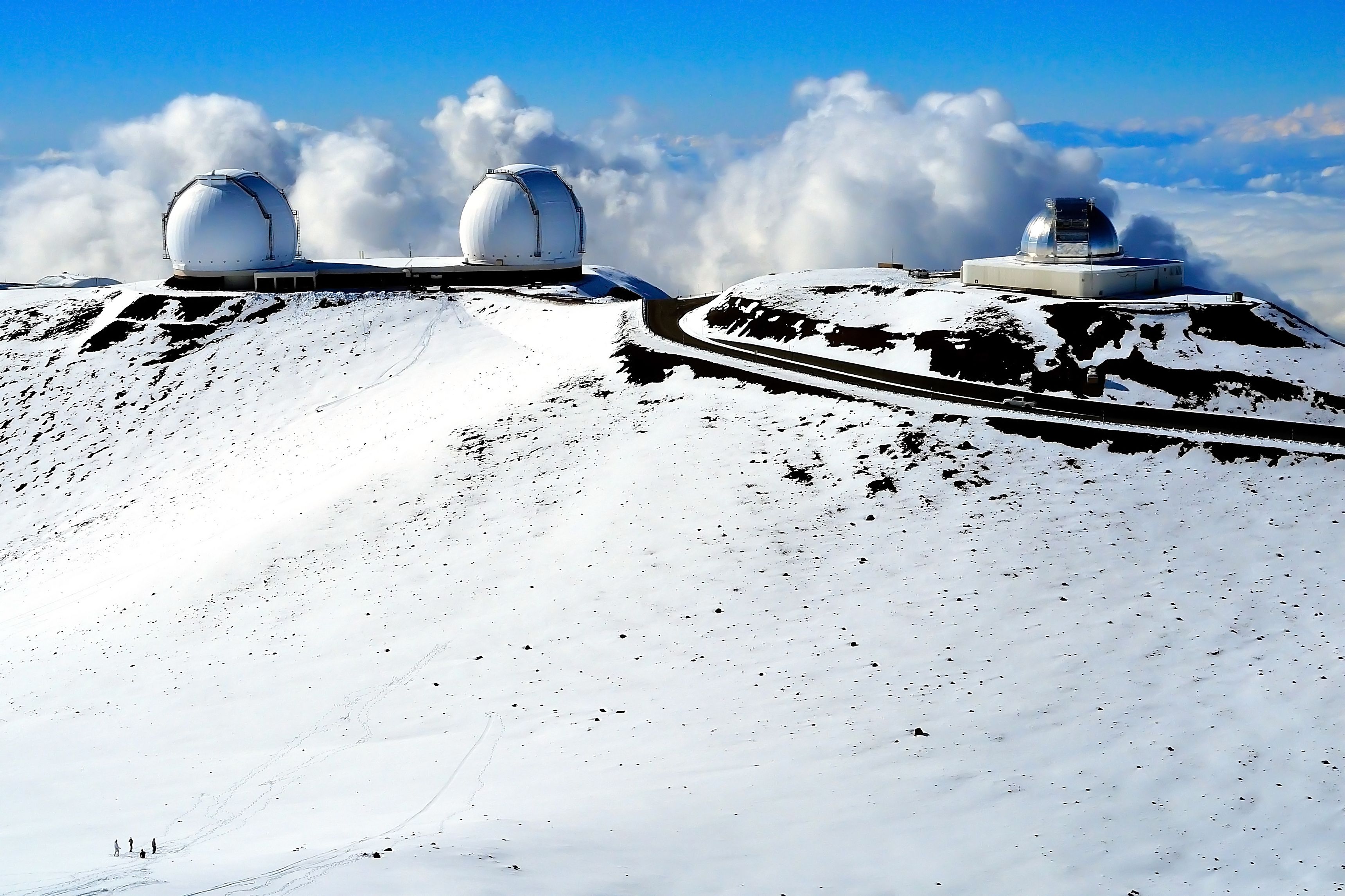 Hawaii, snow