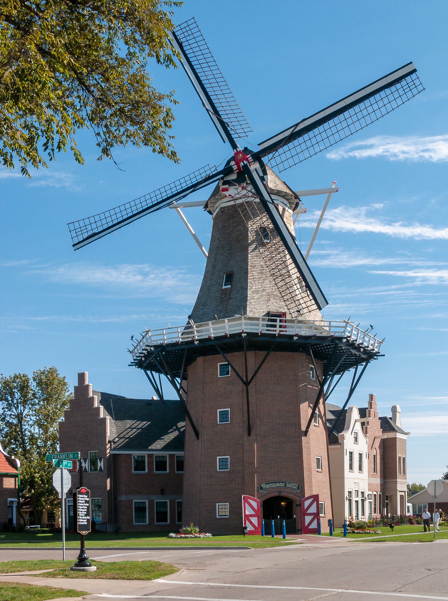 The "Vermeer" mill in the Dutch town of Pella, Iowa, USA