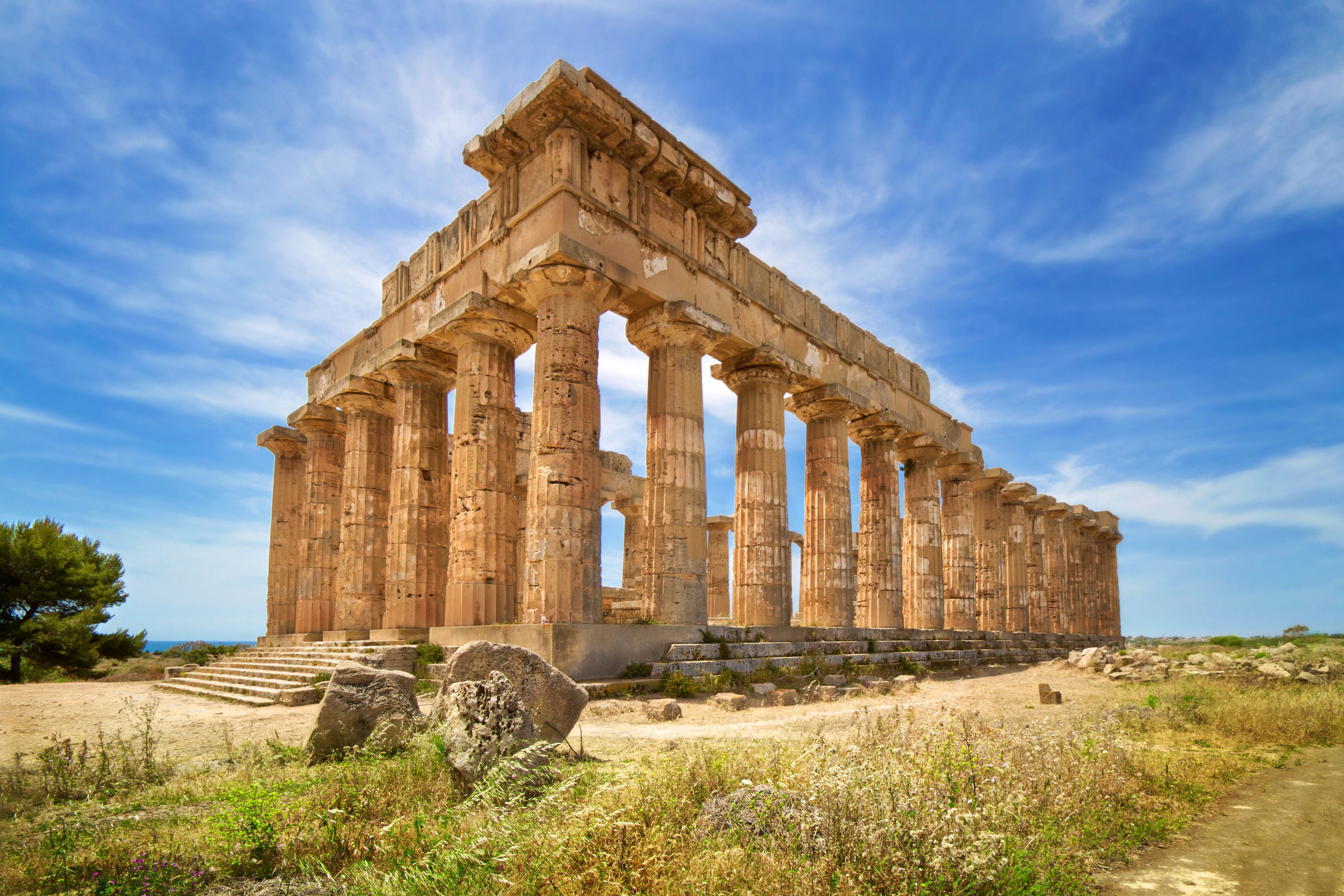 Temple ruins, Selinunte, Sicily