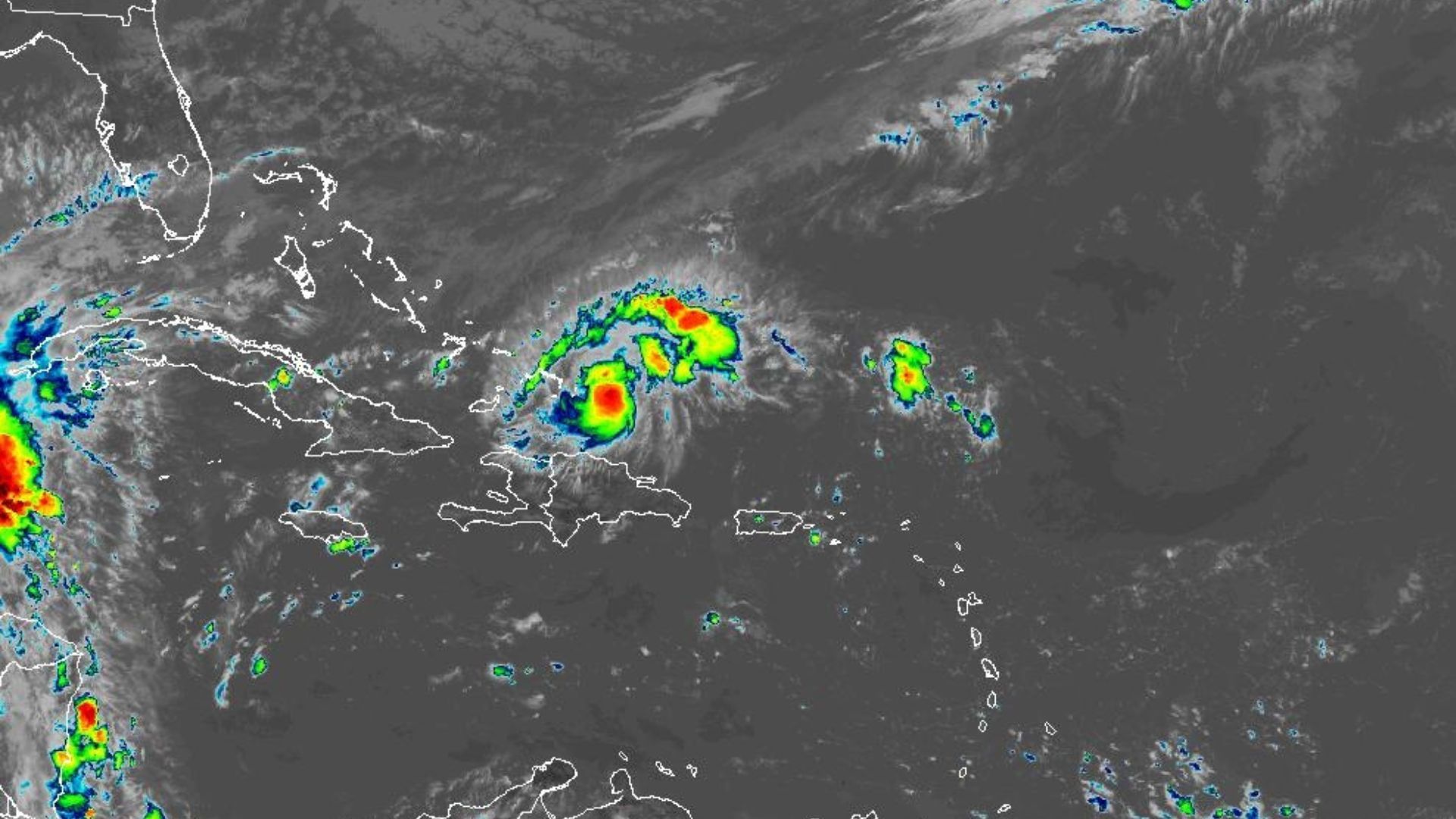 Tropical Storm Oscar Just Named by National Hurricane Center Its Eye