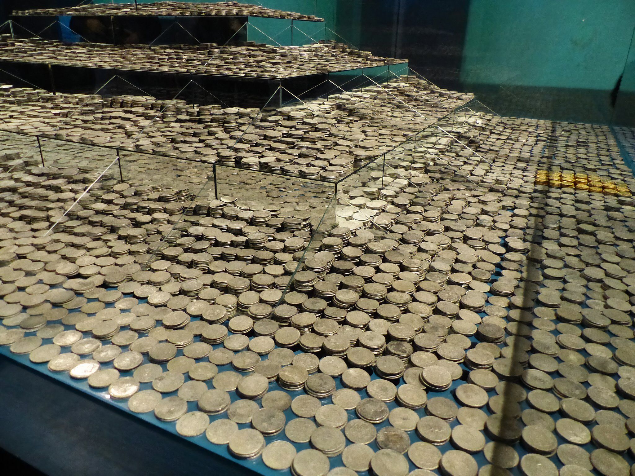 A trove of coins from the Black Swan Project