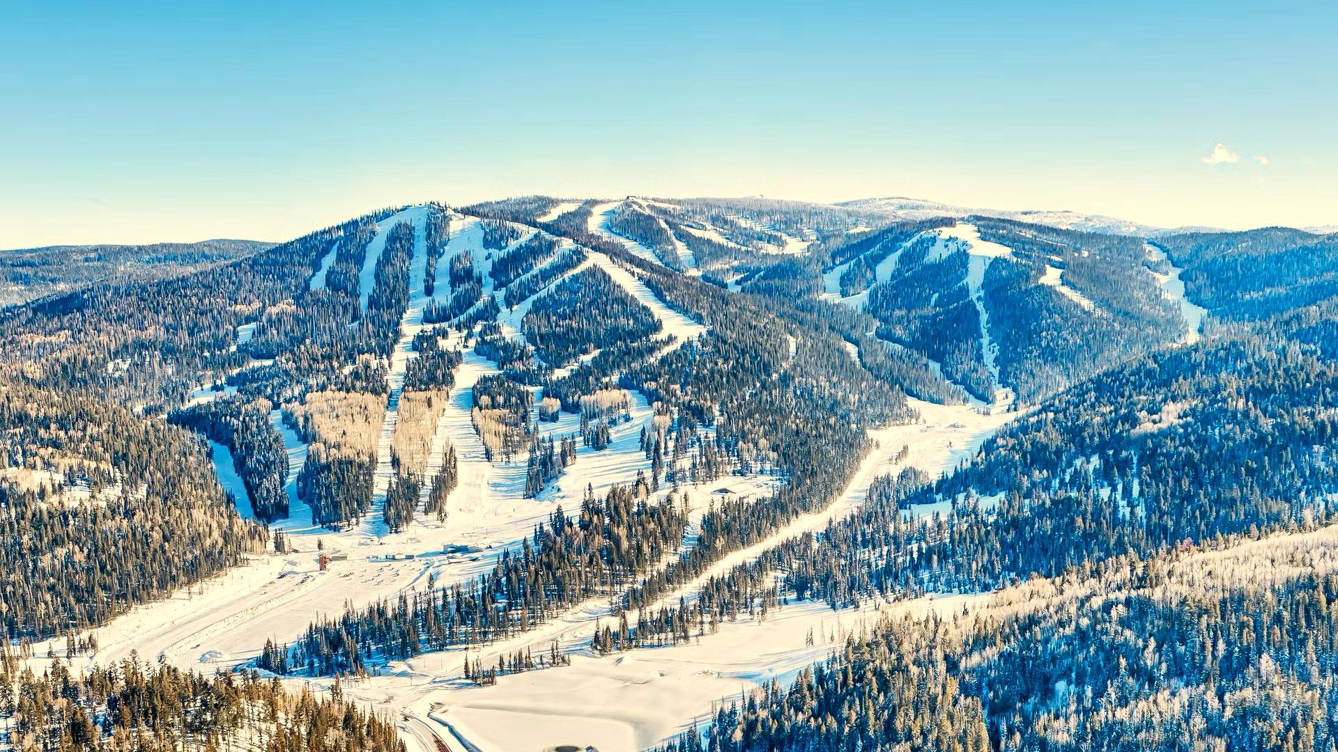 Aerial view of mountains, Sunrise Park Resort, Greer, Arizona