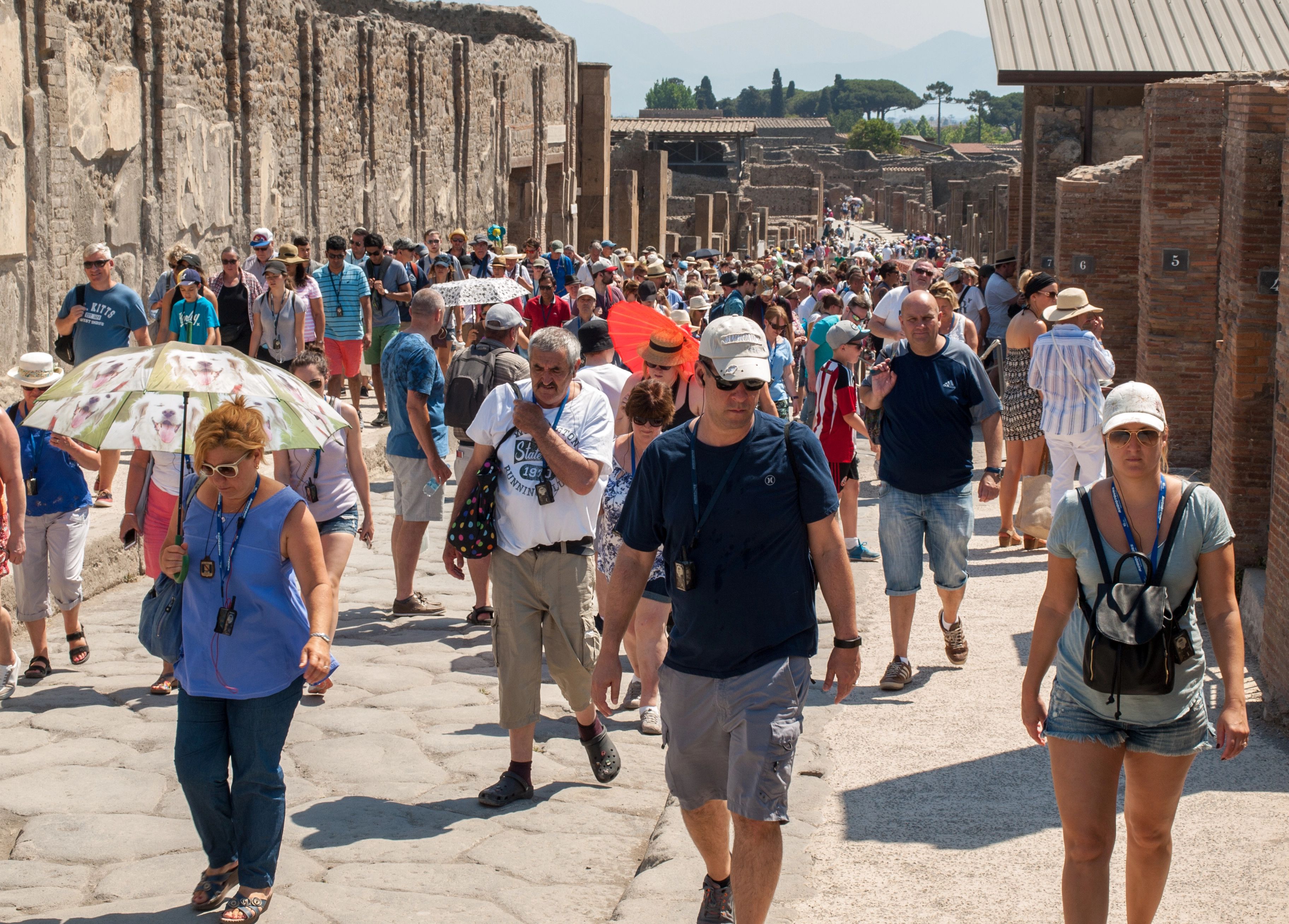 Mass tourism has increased exponentially at Pompeii Archaeological Park 