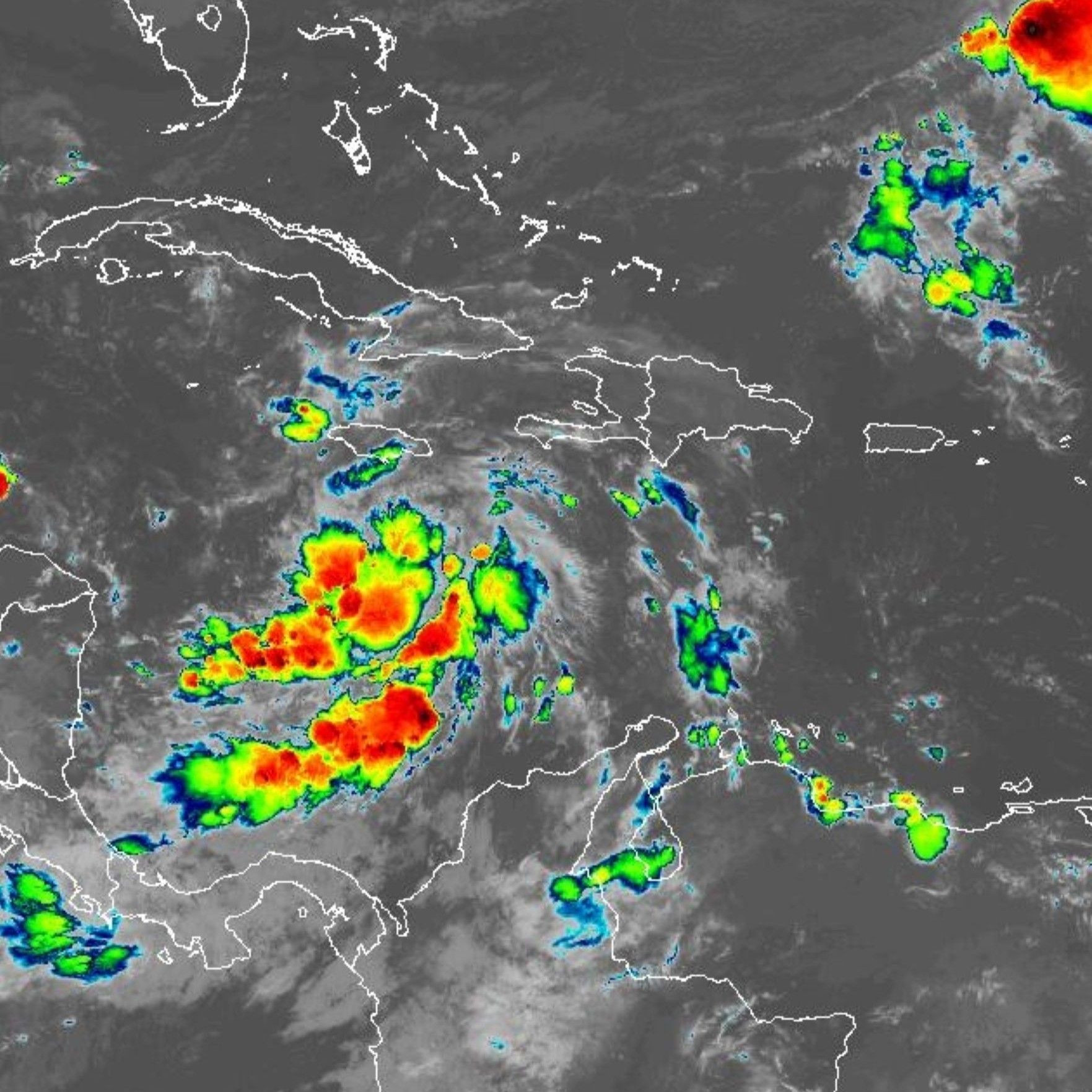 National Hurricane Center - Tropical System in Caribbean Sea, November 13 2024