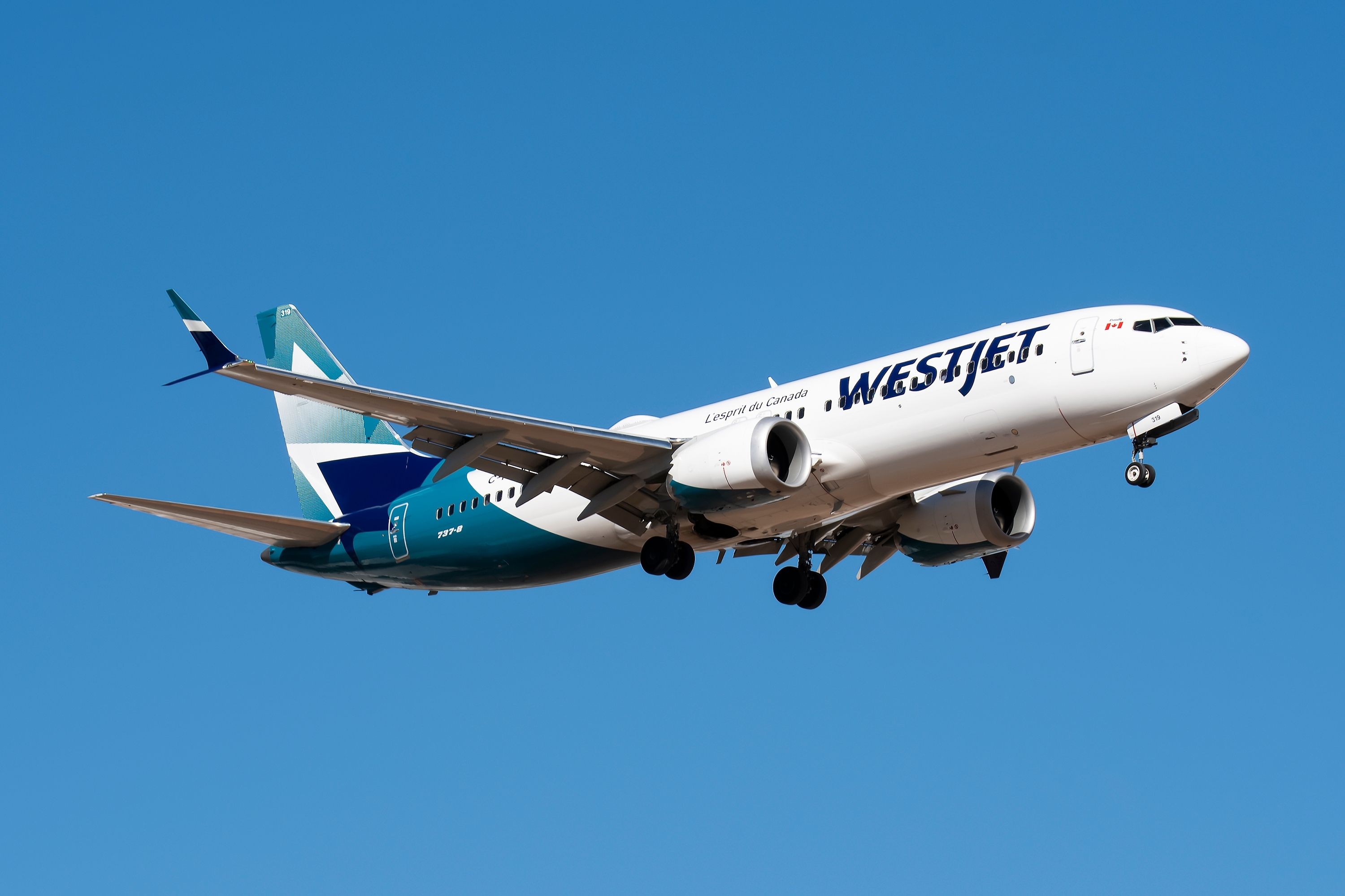 WestJet Airlines 737-Max 8