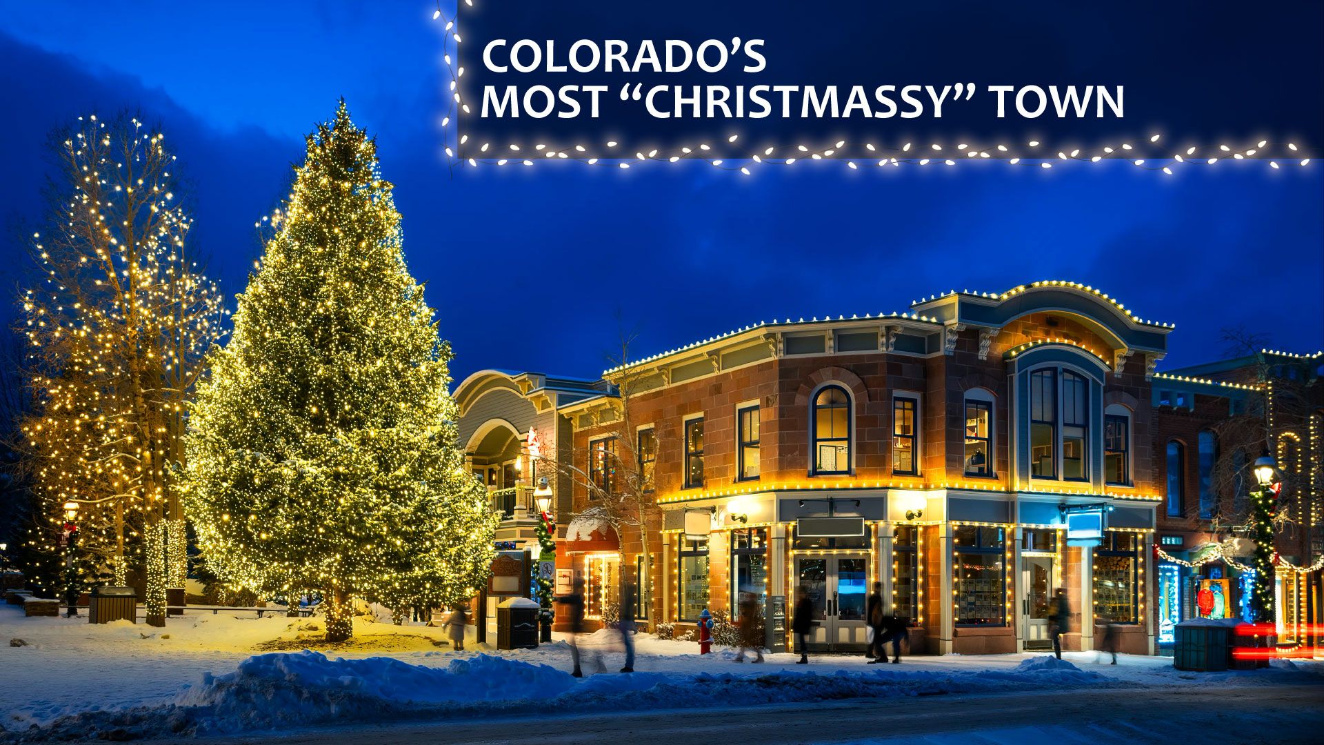 Breckenridge, Colorado during Christmas