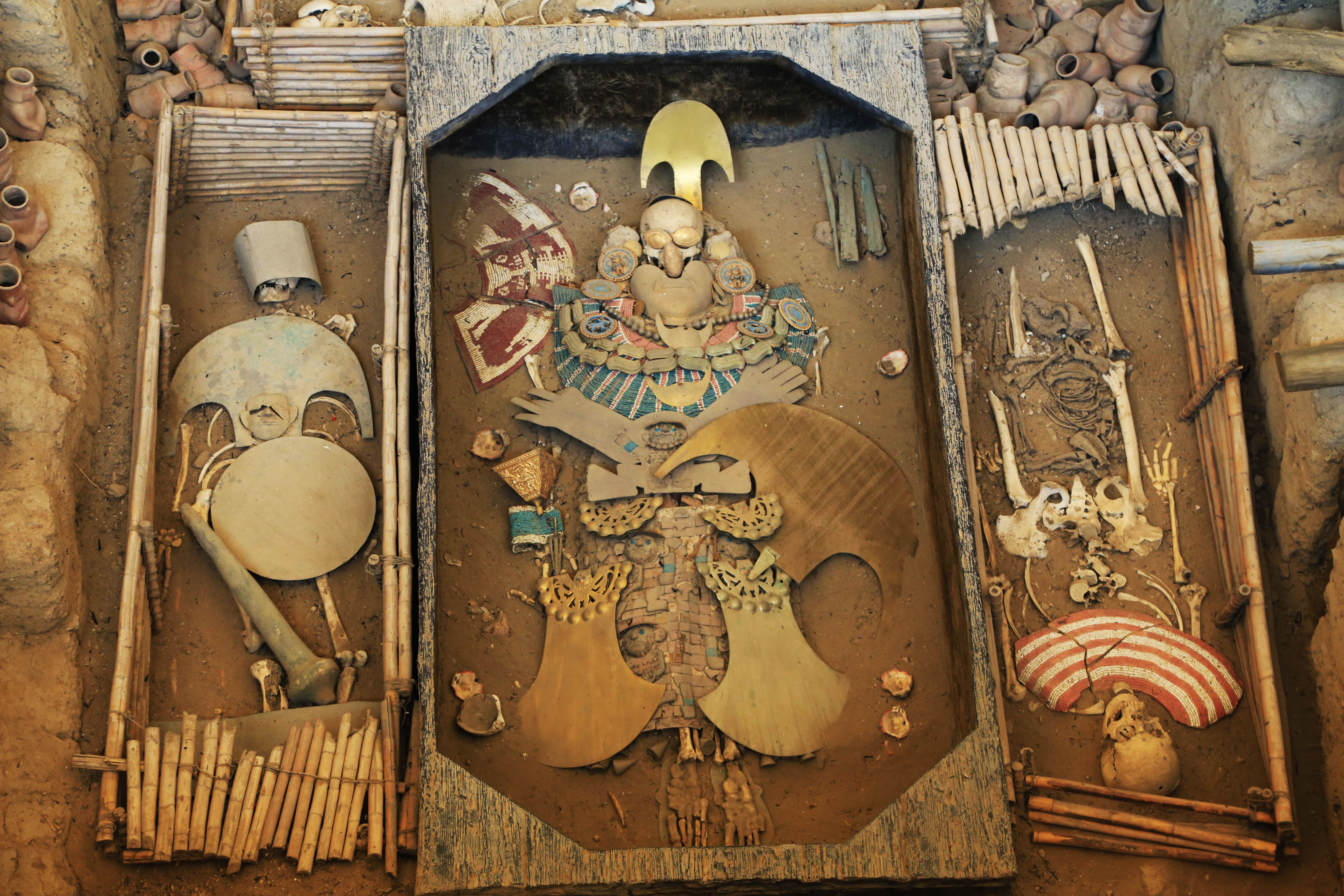 Moche tomb in Peru