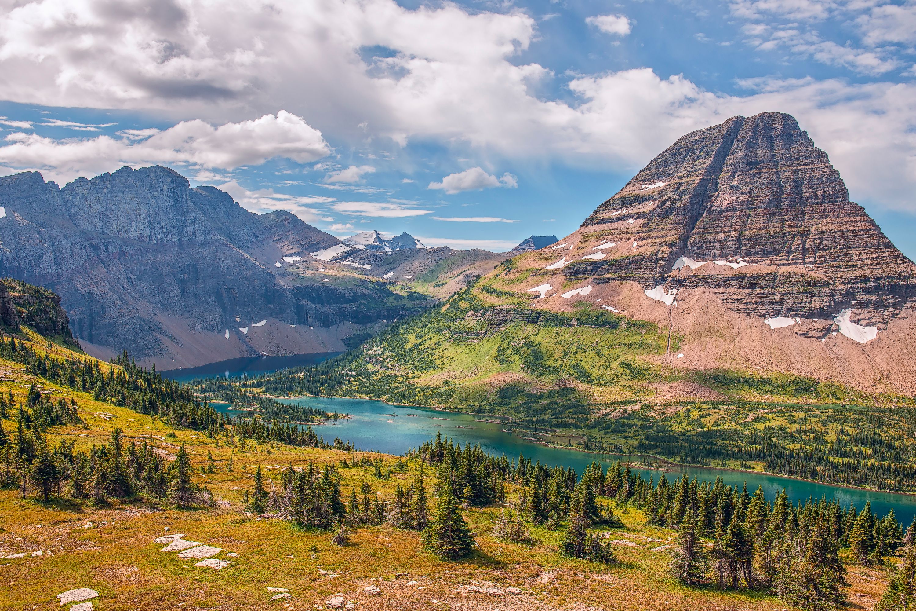 Hidden Lake Overlook. Glacier National Park. Montana. USA