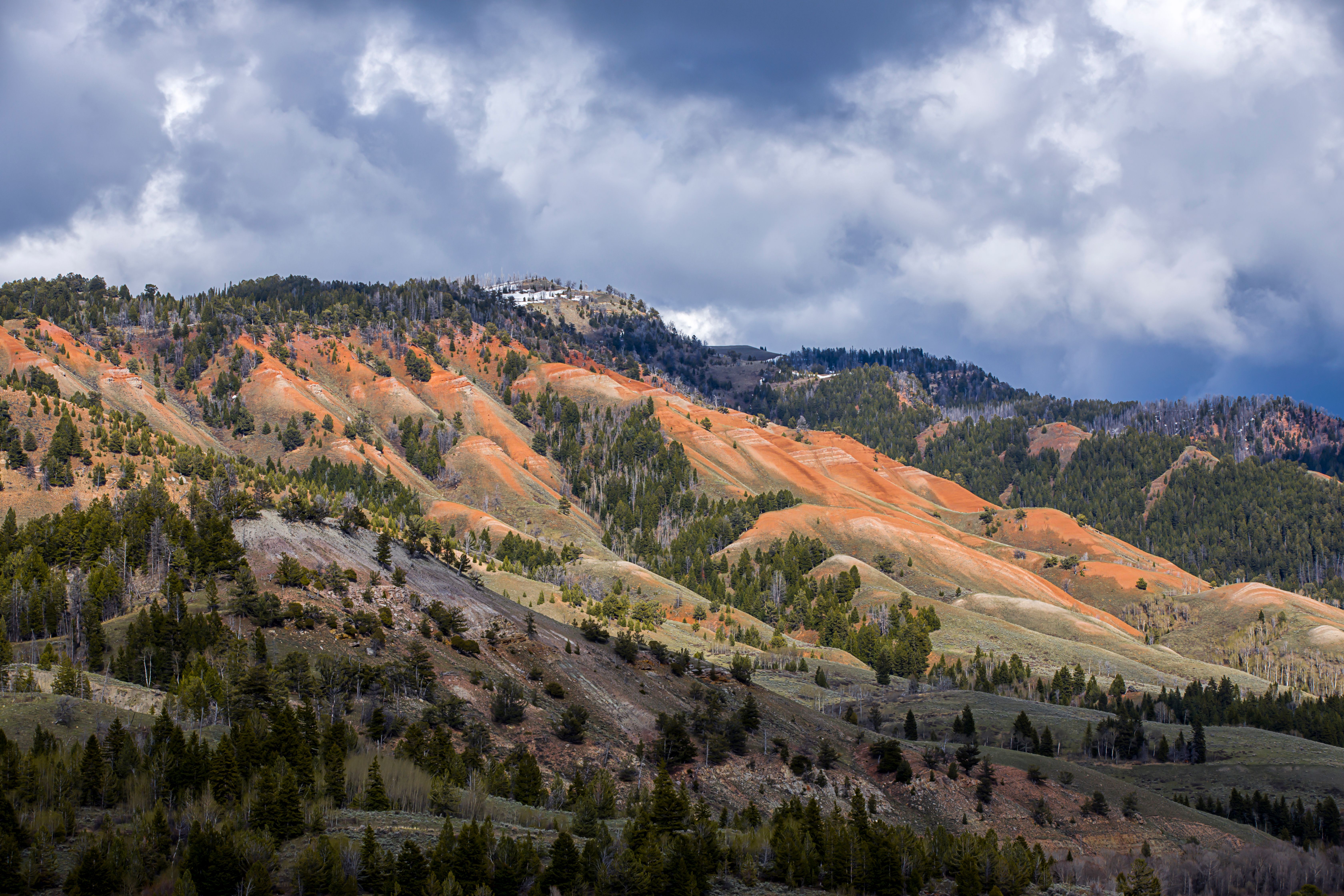 The red hills in the Gros Ventre area near Kelly, Wyoming