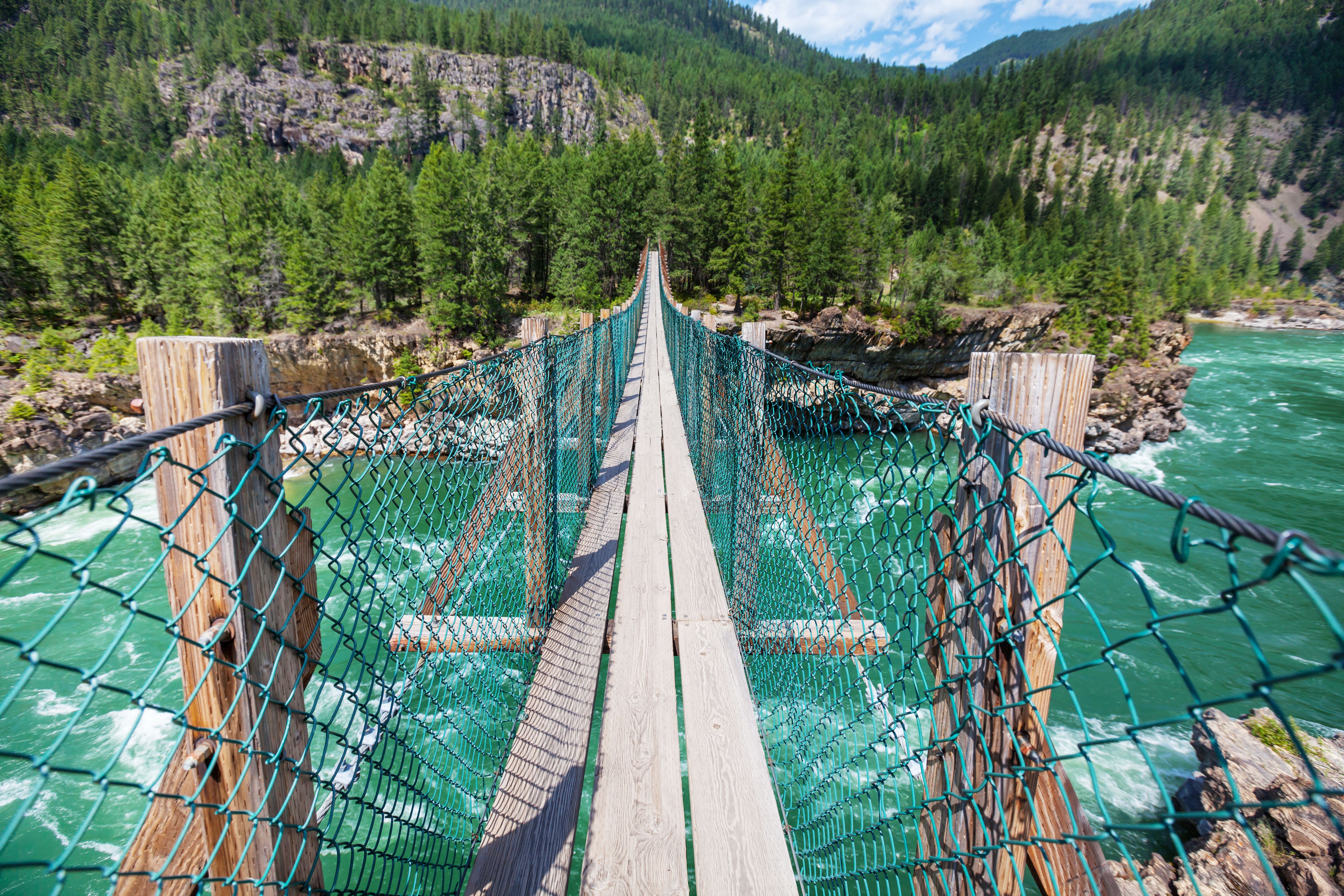 Kootenai Suspension Bridge