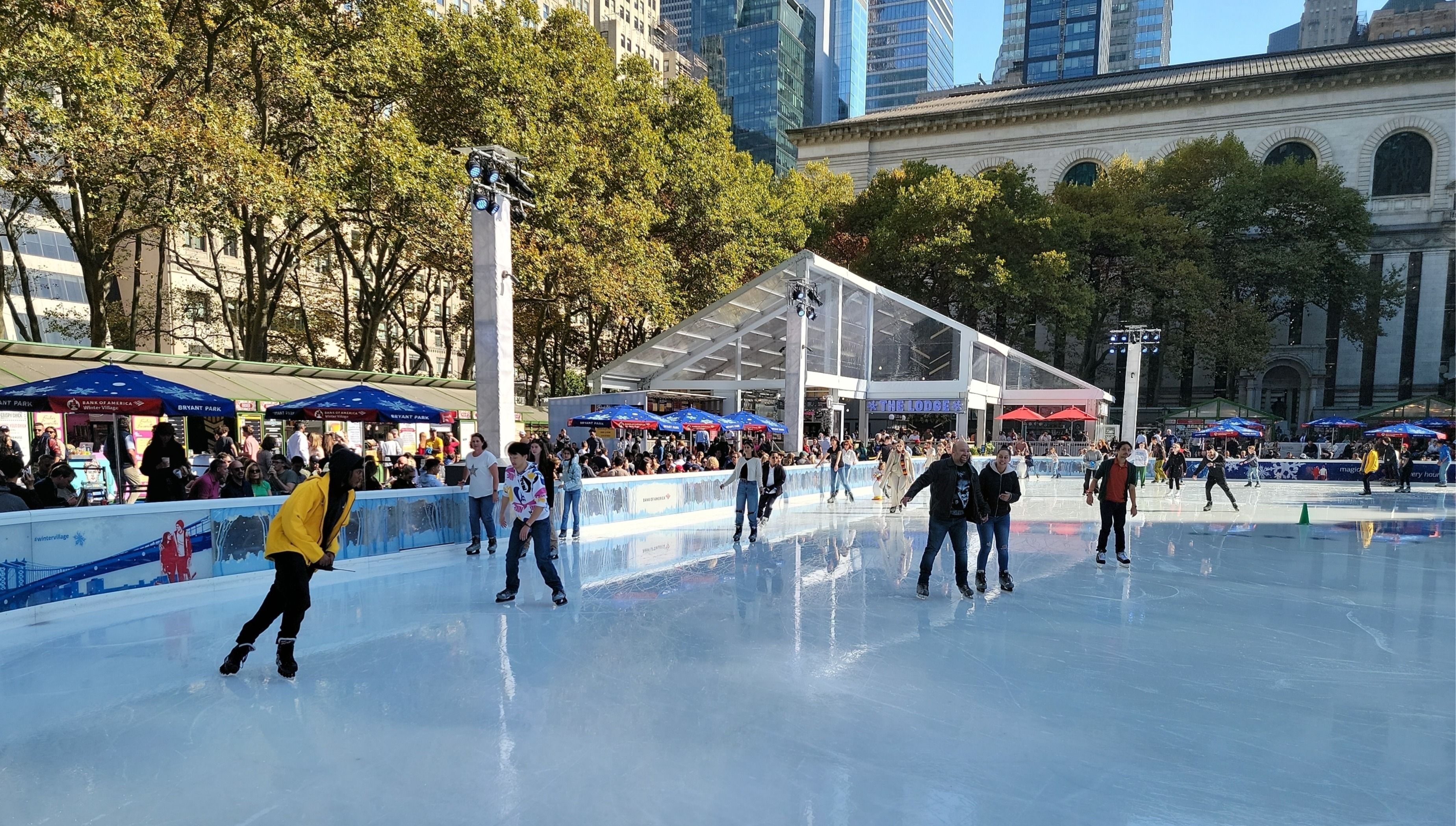 Skip The Crowds At Rockefeller Center For This Chiller Skating Rink