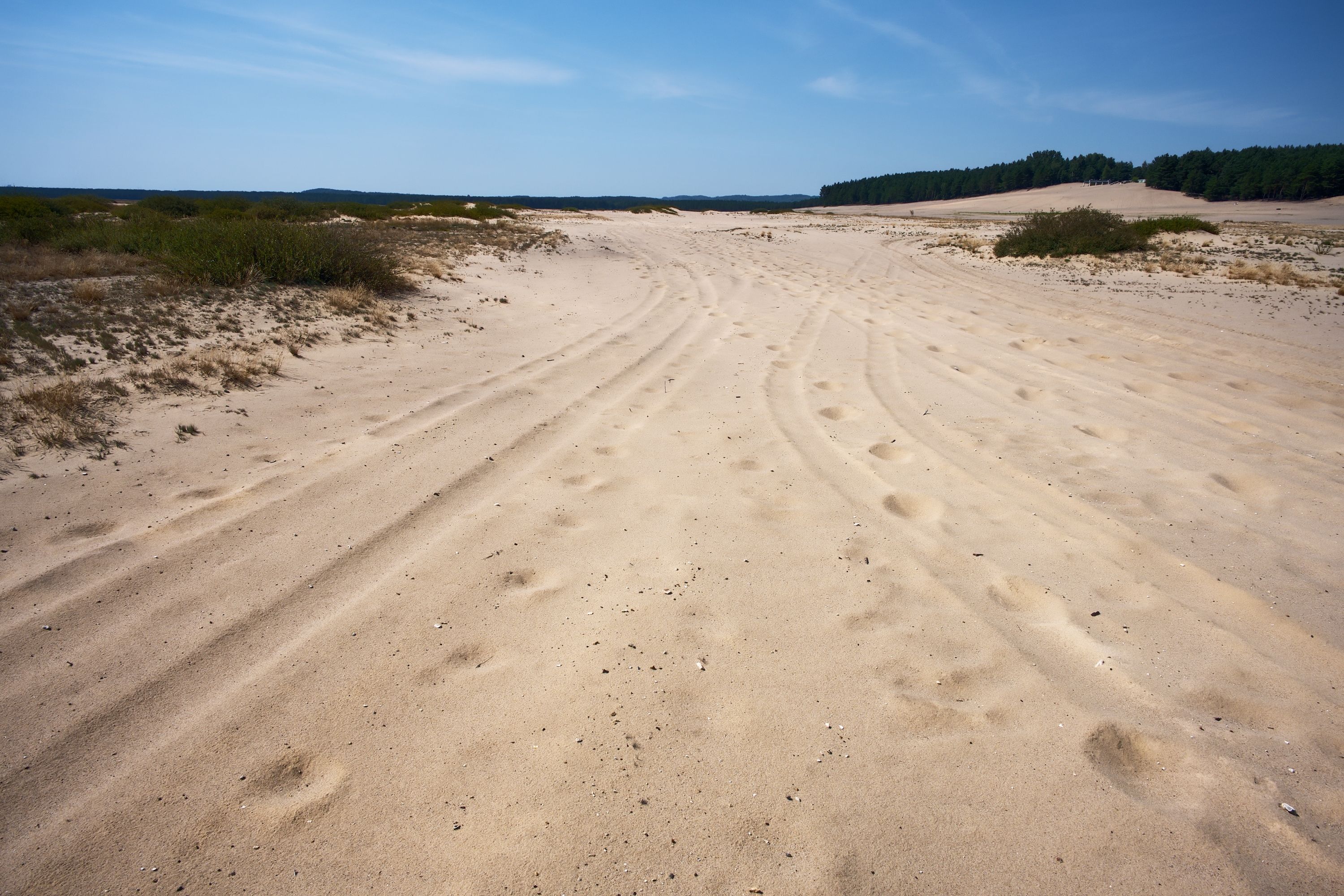 Η έρημος Bledow, Πολωνία